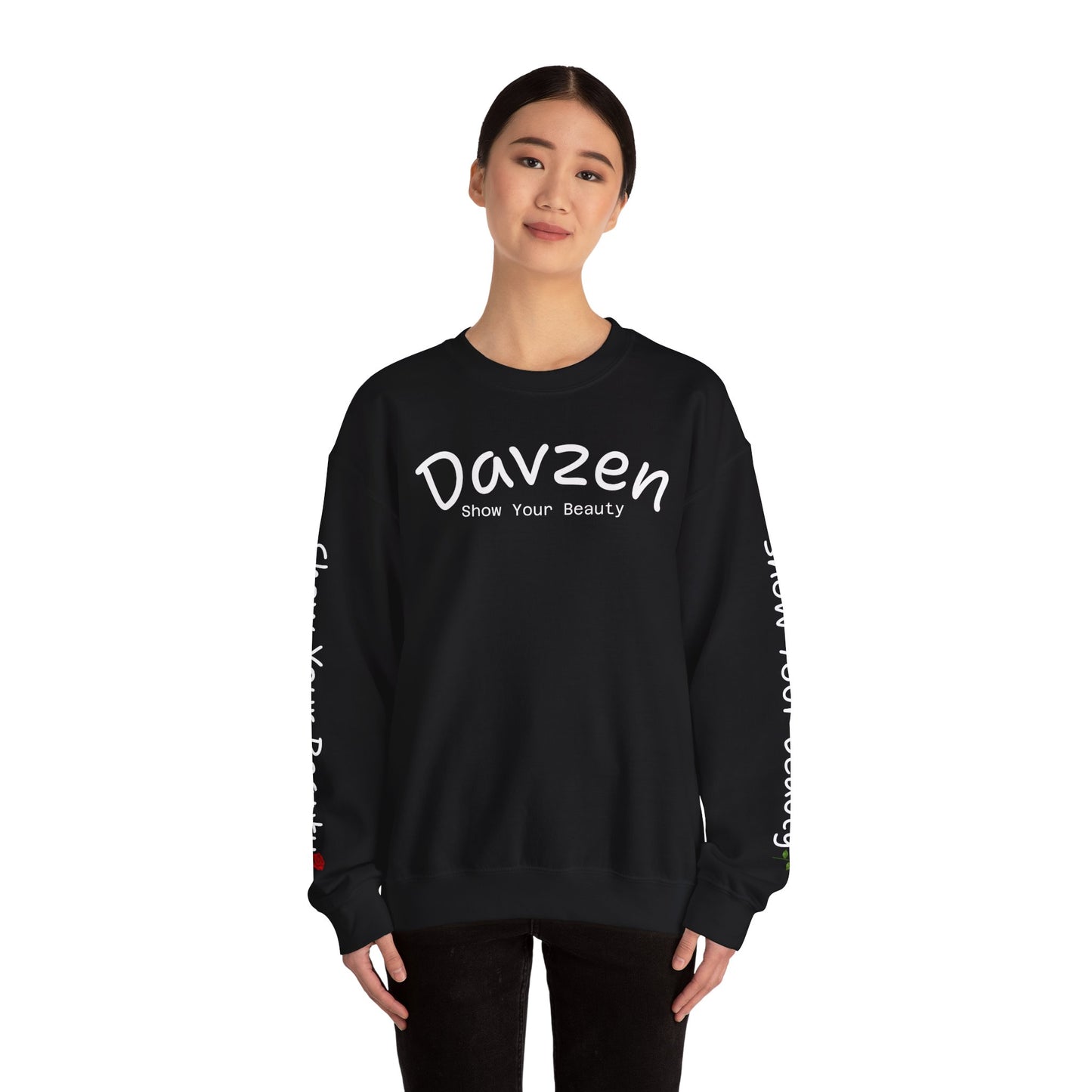 Beauty Rose Crewneck Sweatshirt