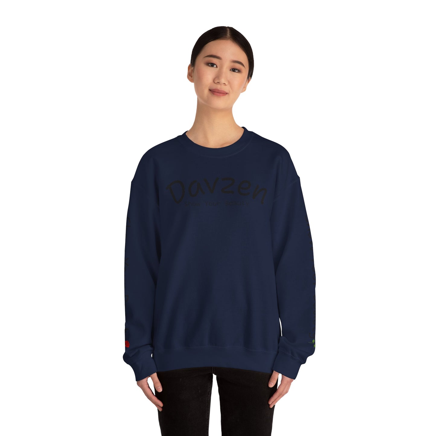 Beauty Rose Crewneck Sweatshirt