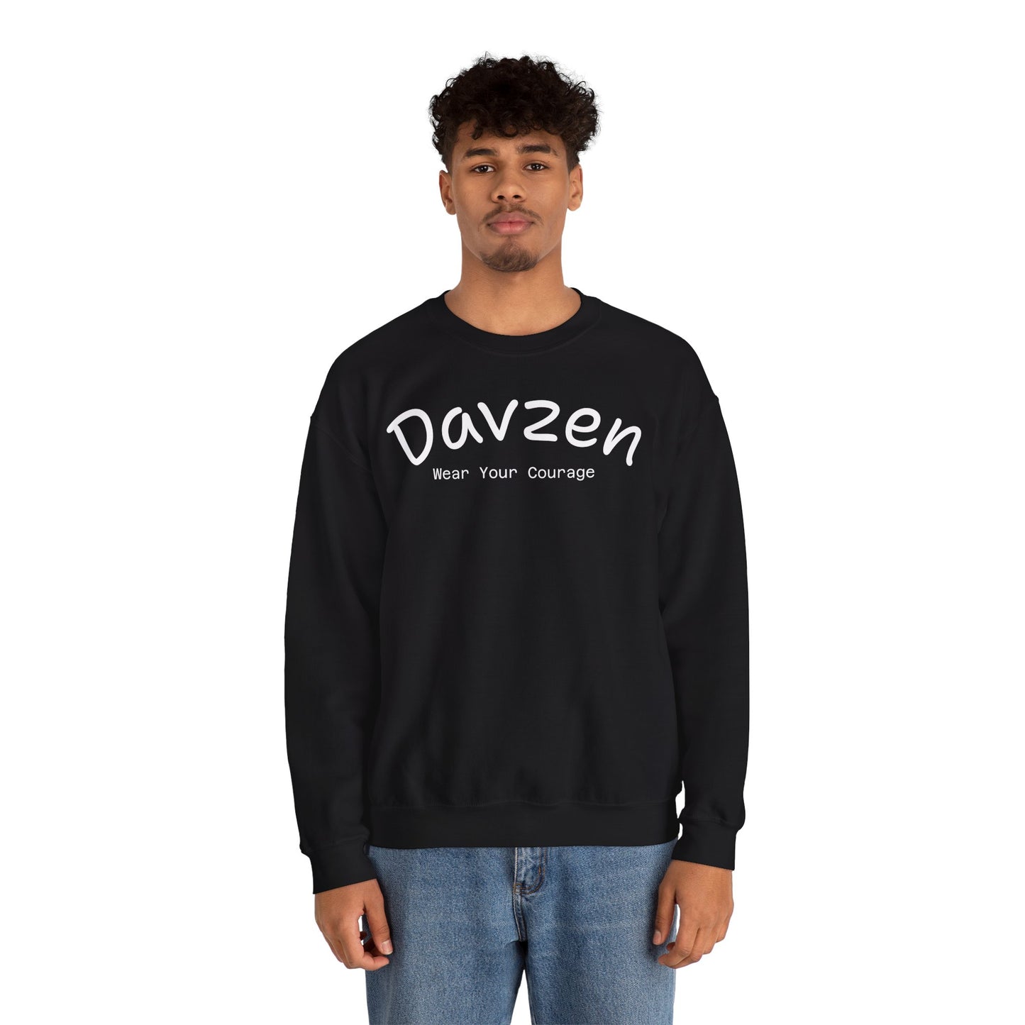 Crewneck Sweatshirt Courage Wear Davzen Unisex Heavy Blend