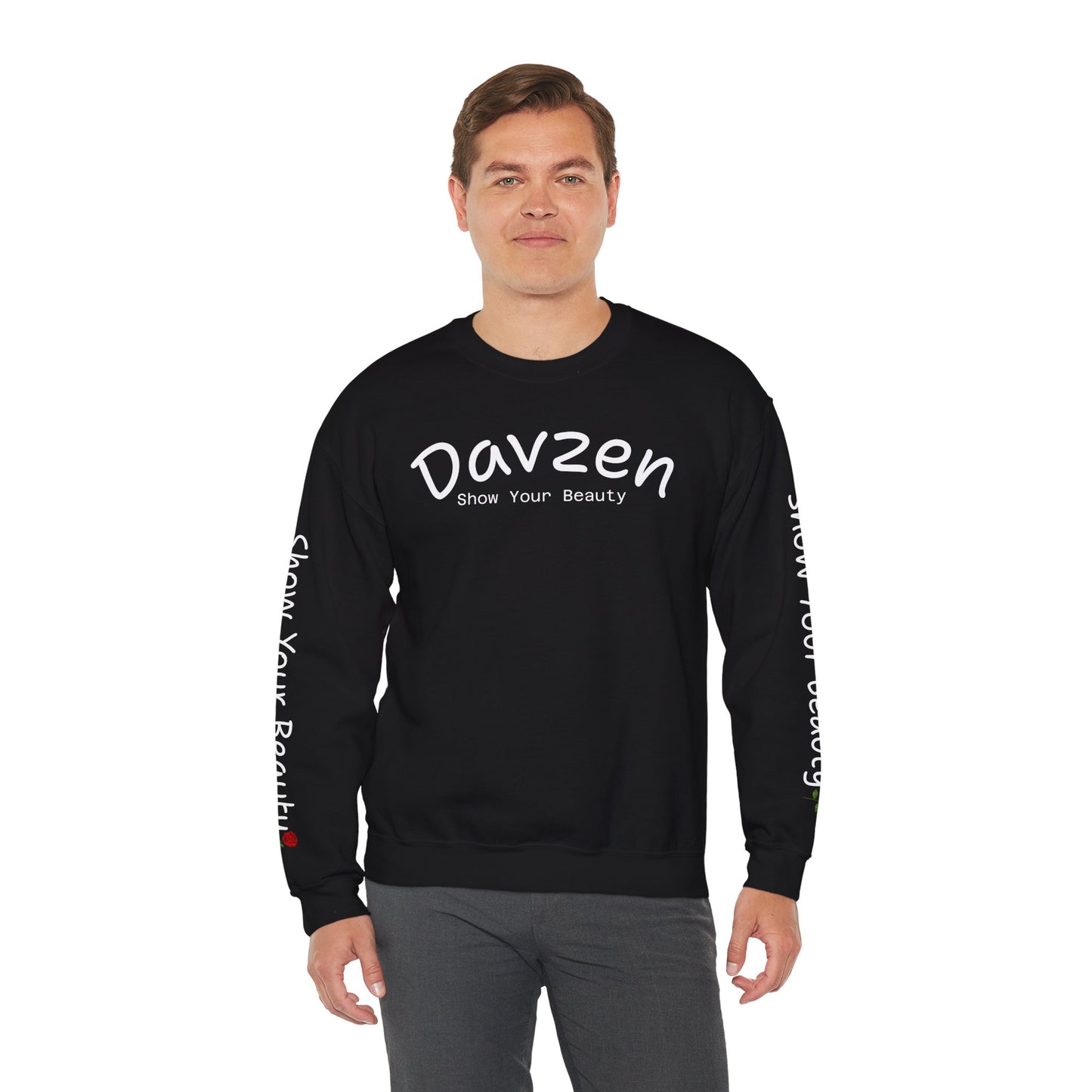 Beauty Rose Crewneck Sweatshirt