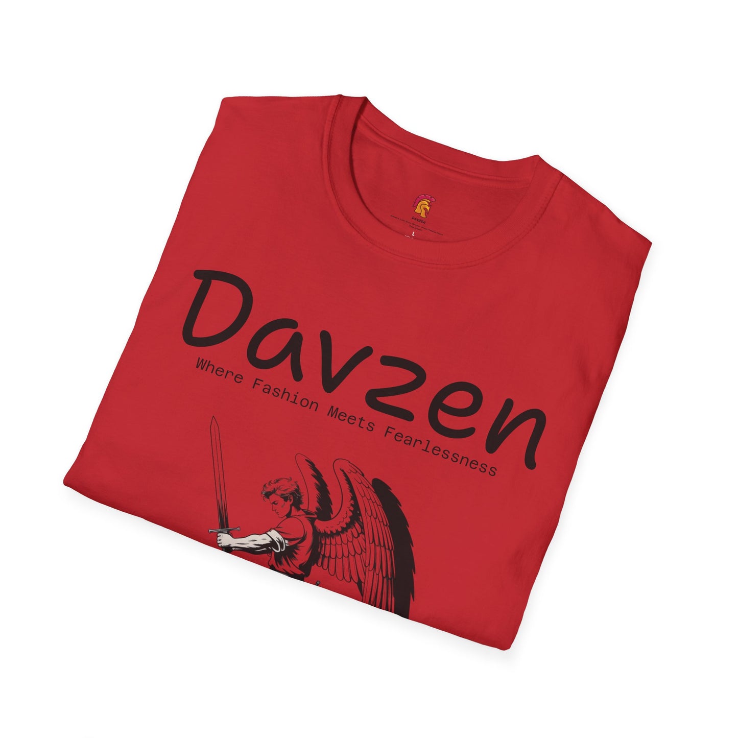 Angel Sword Unisex T-Shirt with Davzen Slogan