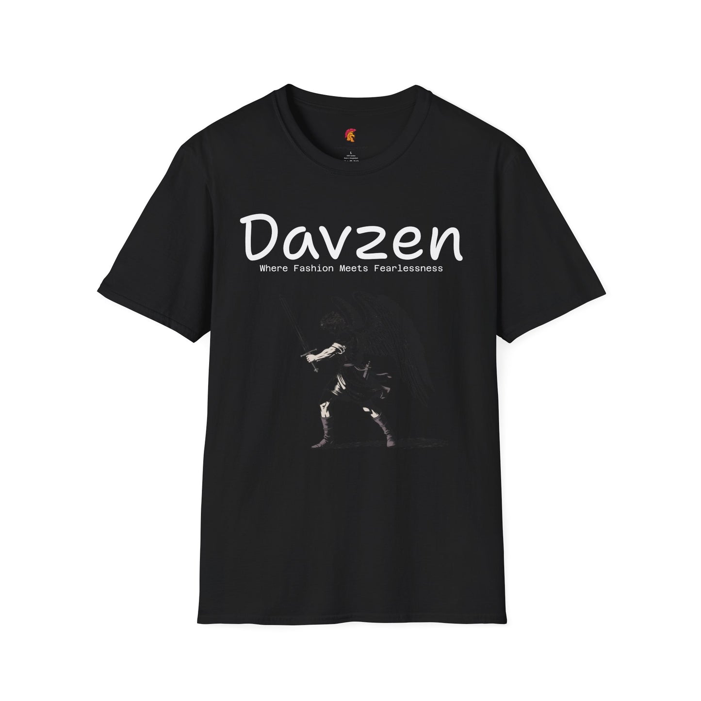 Angel Sword Unisex T-Shirt with Davzen Slogan