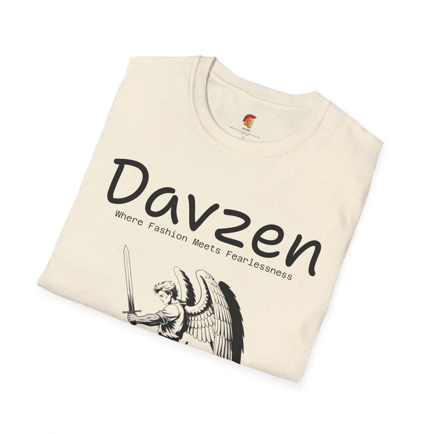Angel Sword Unisex T-Shirt with Davzen Slogan