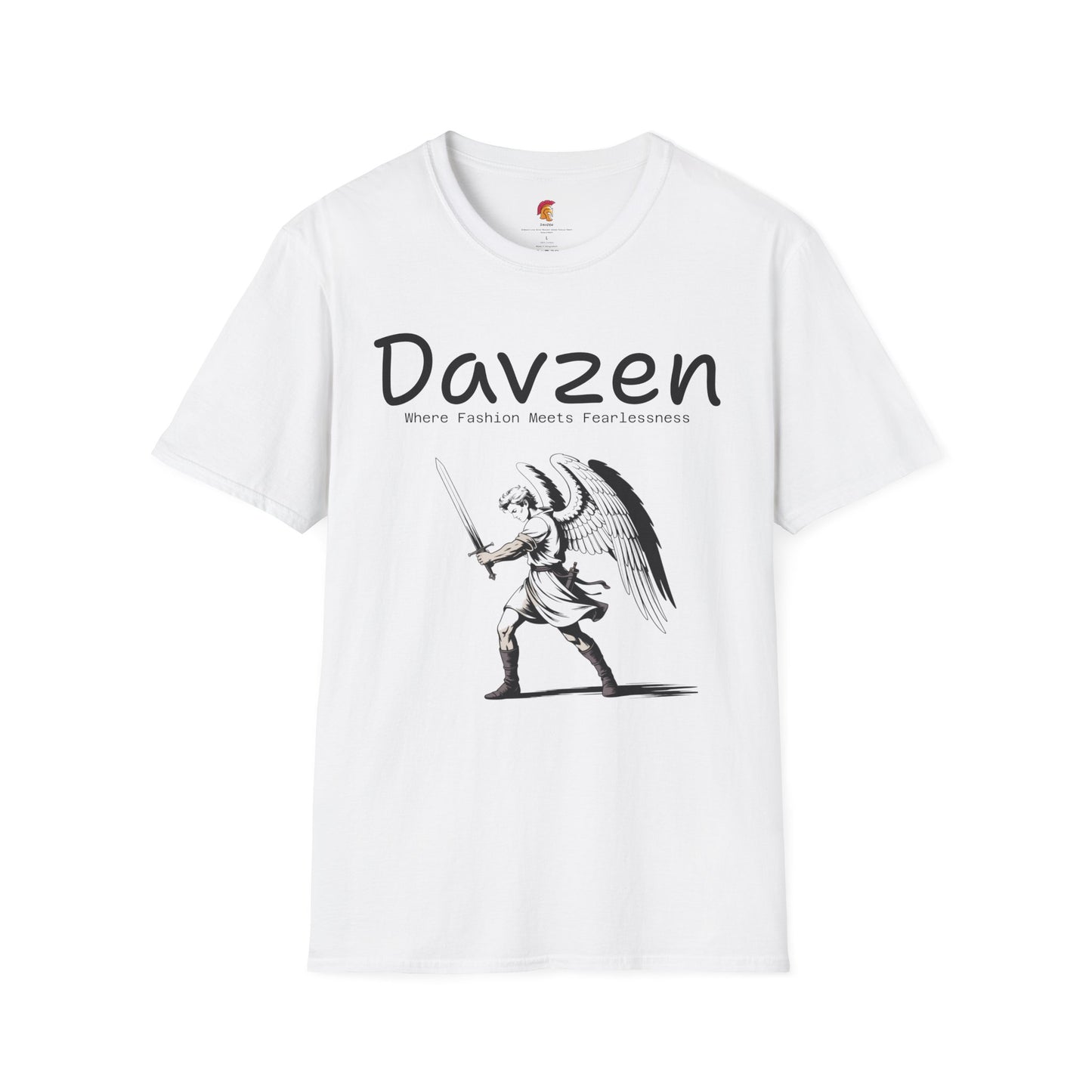 Angel Sword Unisex T-Shirt with Davzen Slogan