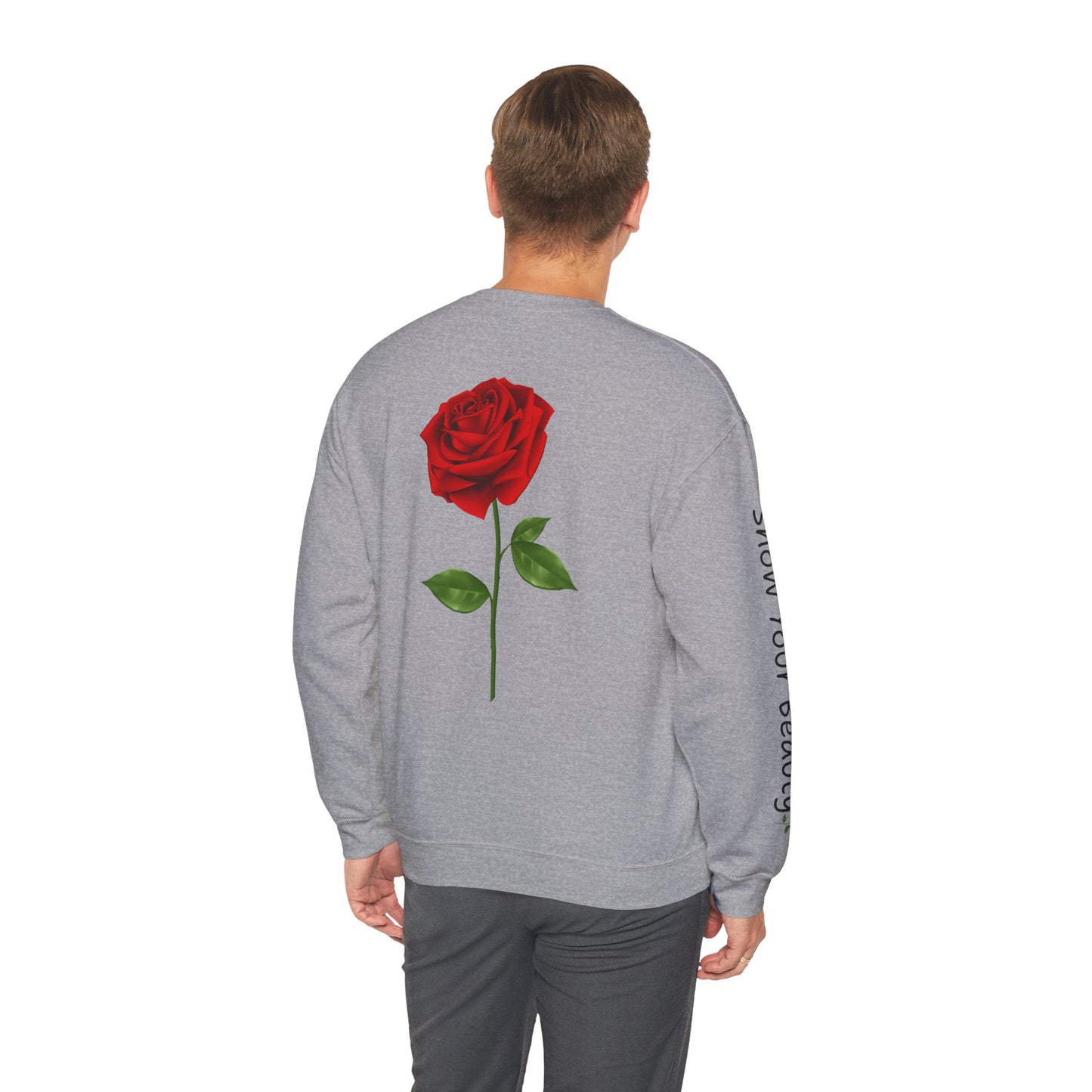 Beauty Rose Crewneck Sweatshirt