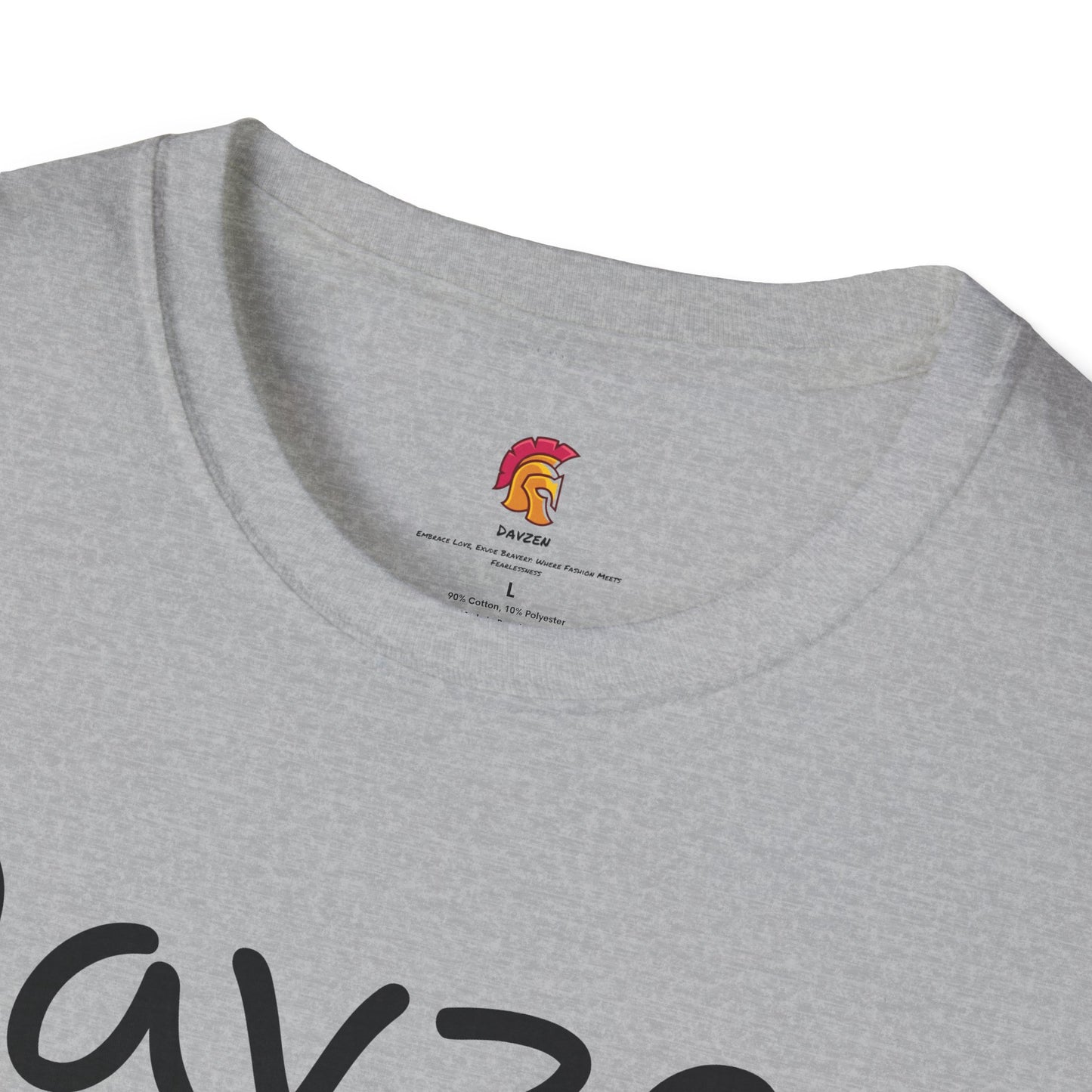Angel Sword Unisex T-Shirt with Davzen Slogan