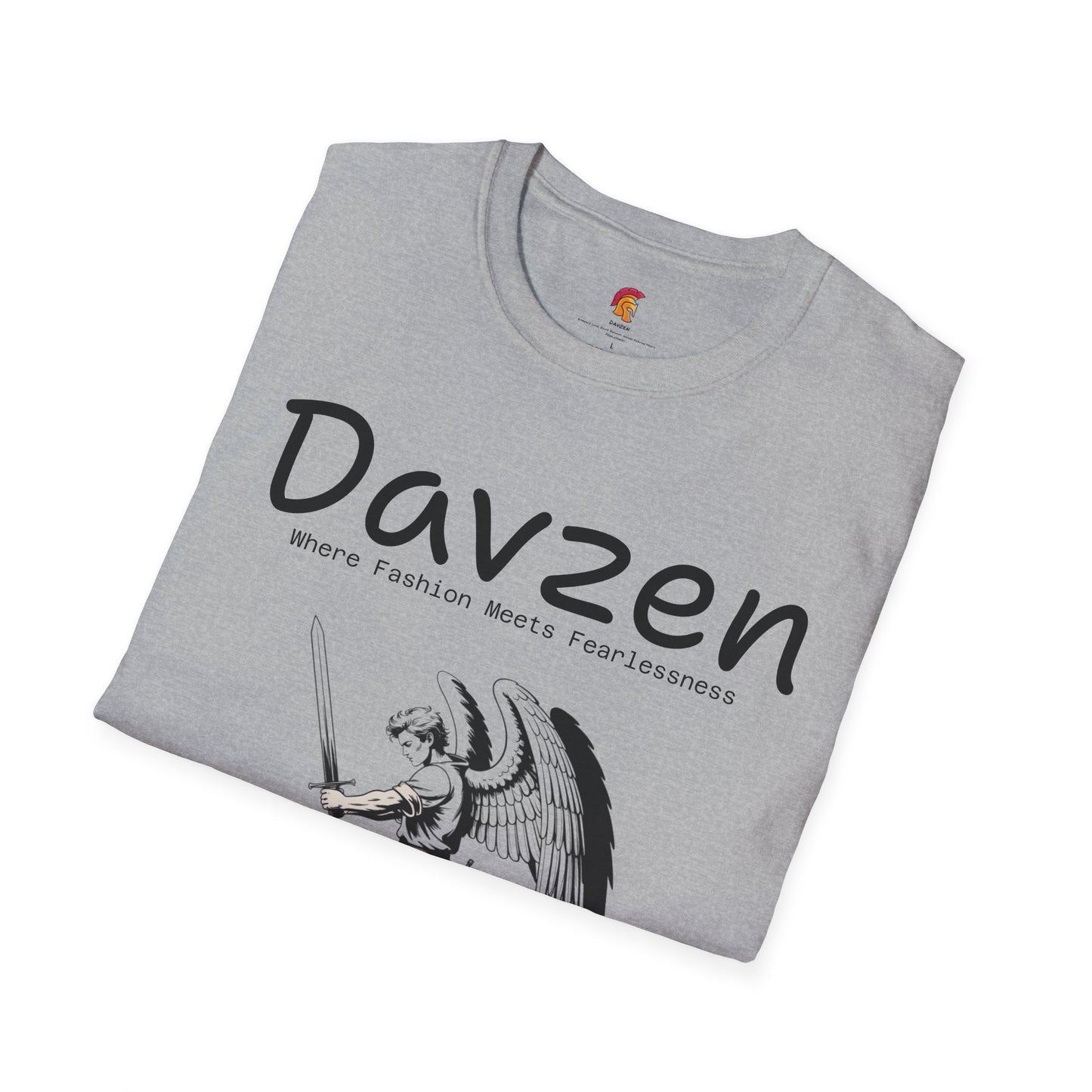 Angel Sword Unisex T-Shirt with Davzen Slogan