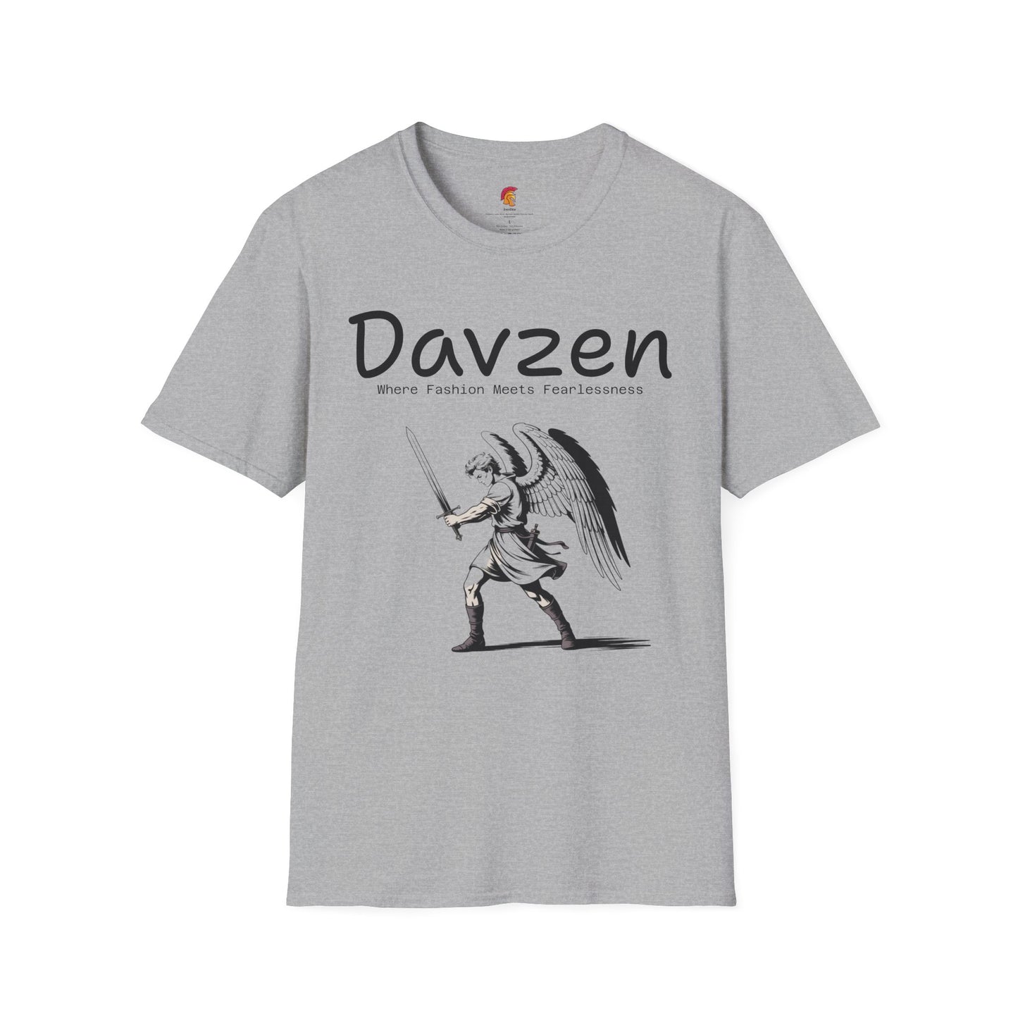 Angel Sword Unisex T-Shirt with Davzen Slogan