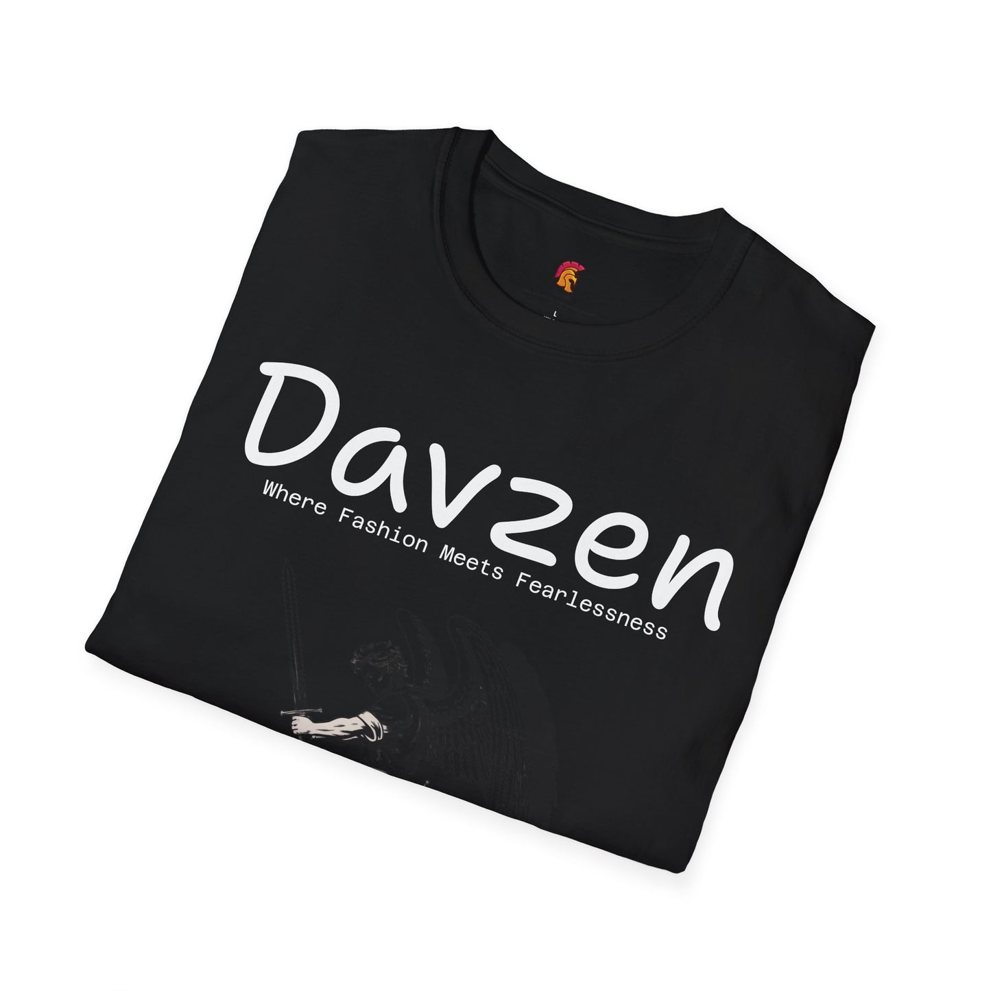 Angel Sword Unisex T-Shirt with Davzen Slogan