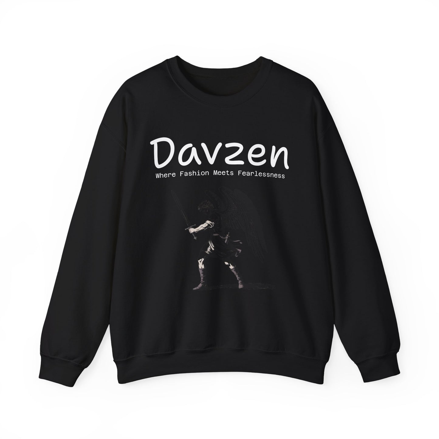 Davzen; Where Fashion Meets Fearlessness; Crewneck Sweatshirt - Unisex Heavy Blend
