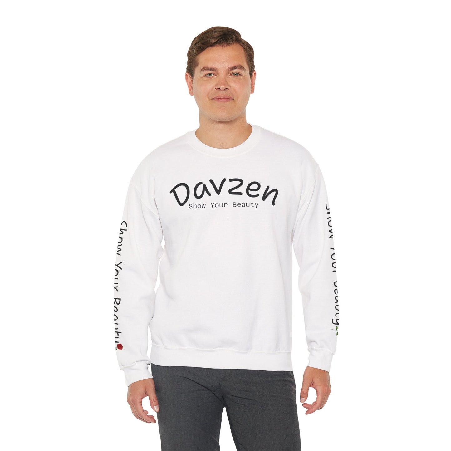 Beauty Rose Crewneck Sweatshirt