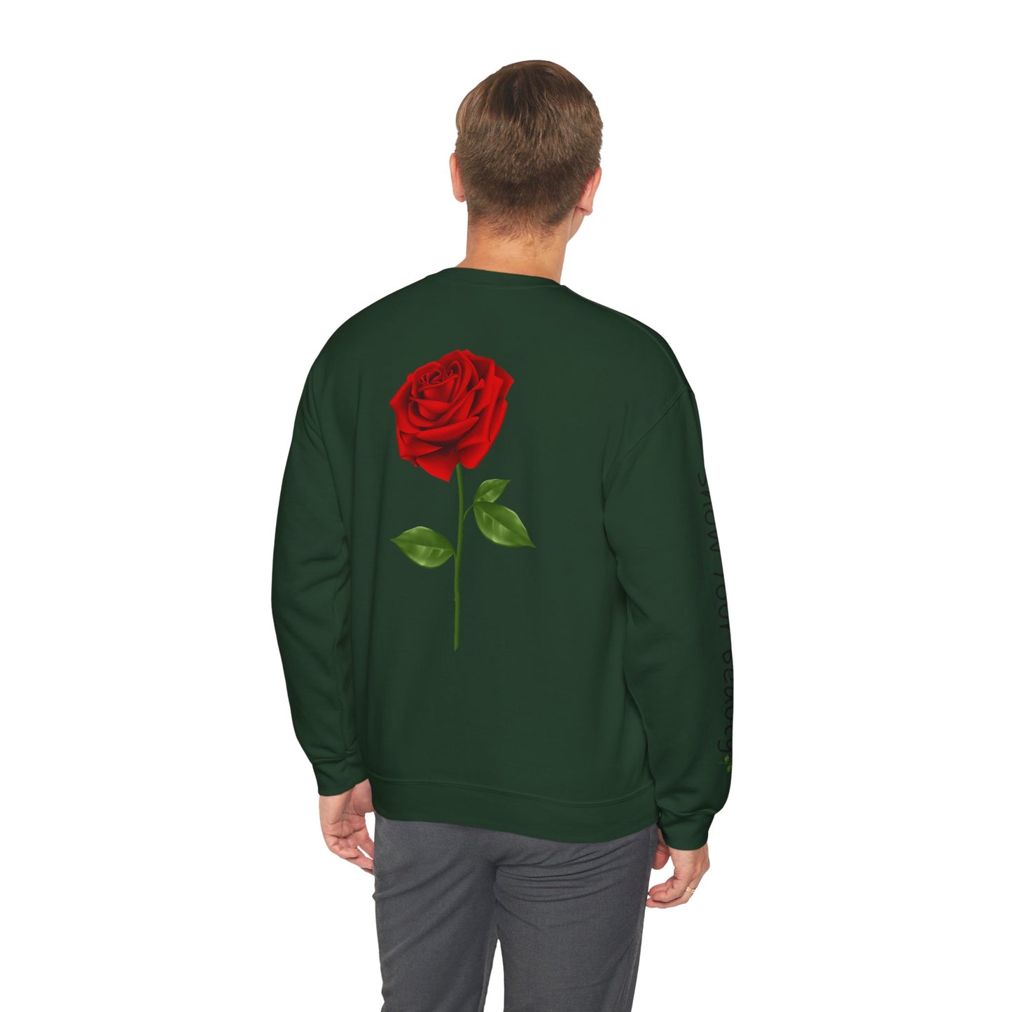 Beauty Rose Crewneck Sweatshirt