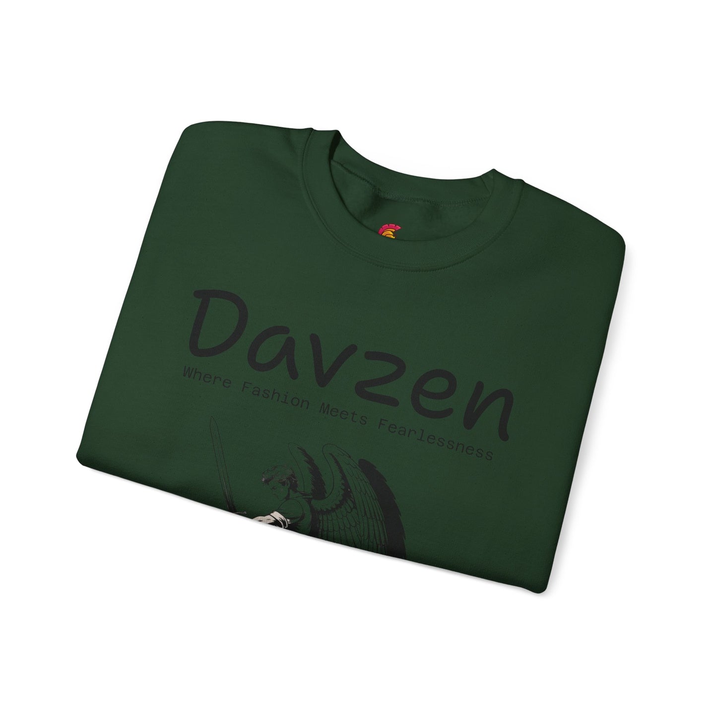 Davzen; Where Fashion Meets Fearlessness; Crewneck Sweatshirt - Unisex Heavy Blend