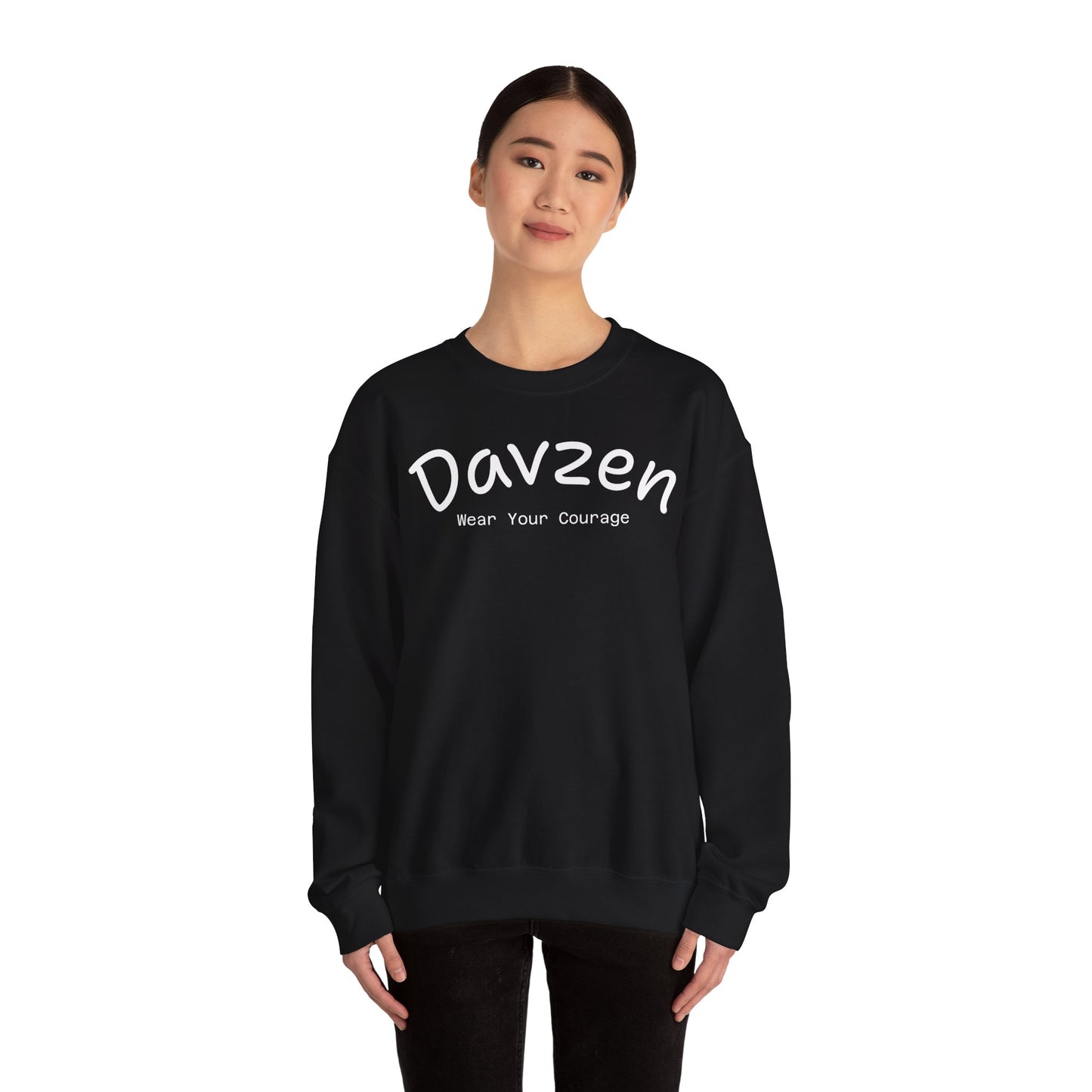 Crewneck Sweatshirt Courage Wear Davzen Unisex Heavy Blend