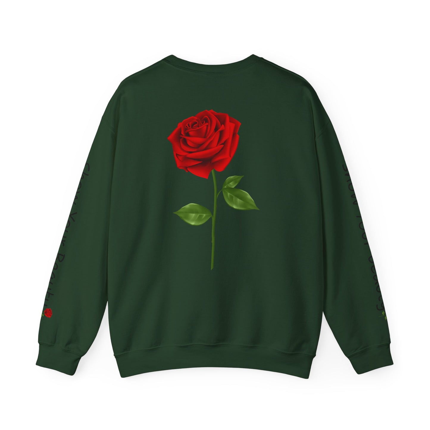 Beauty Rose Crewneck Sweatshirt
