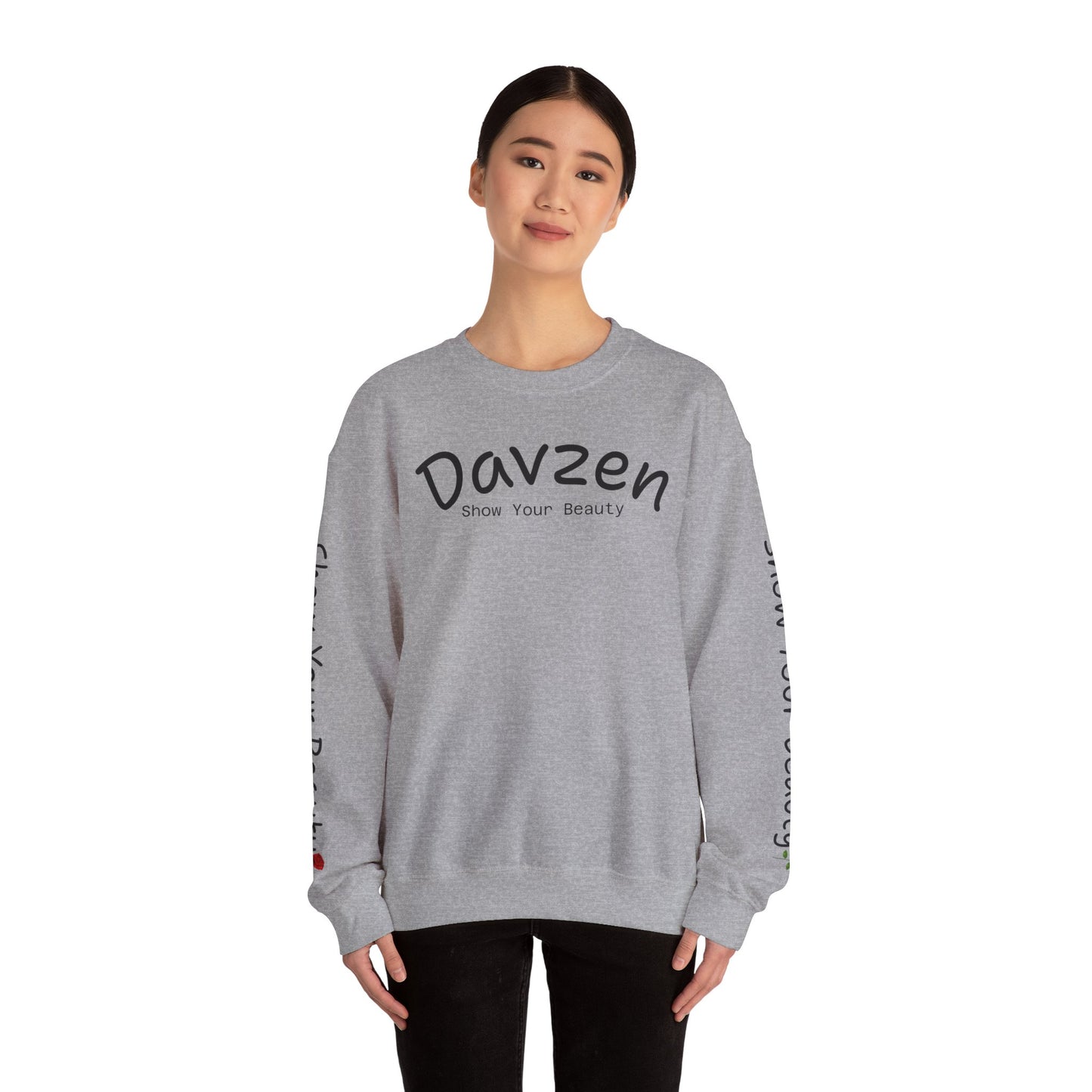 Beauty Rose Crewneck Sweatshirt