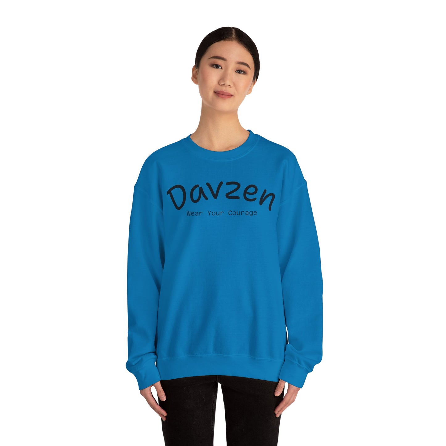 Crewneck Sweatshirt Courage Wear Davzen Unisex Heavy Blend