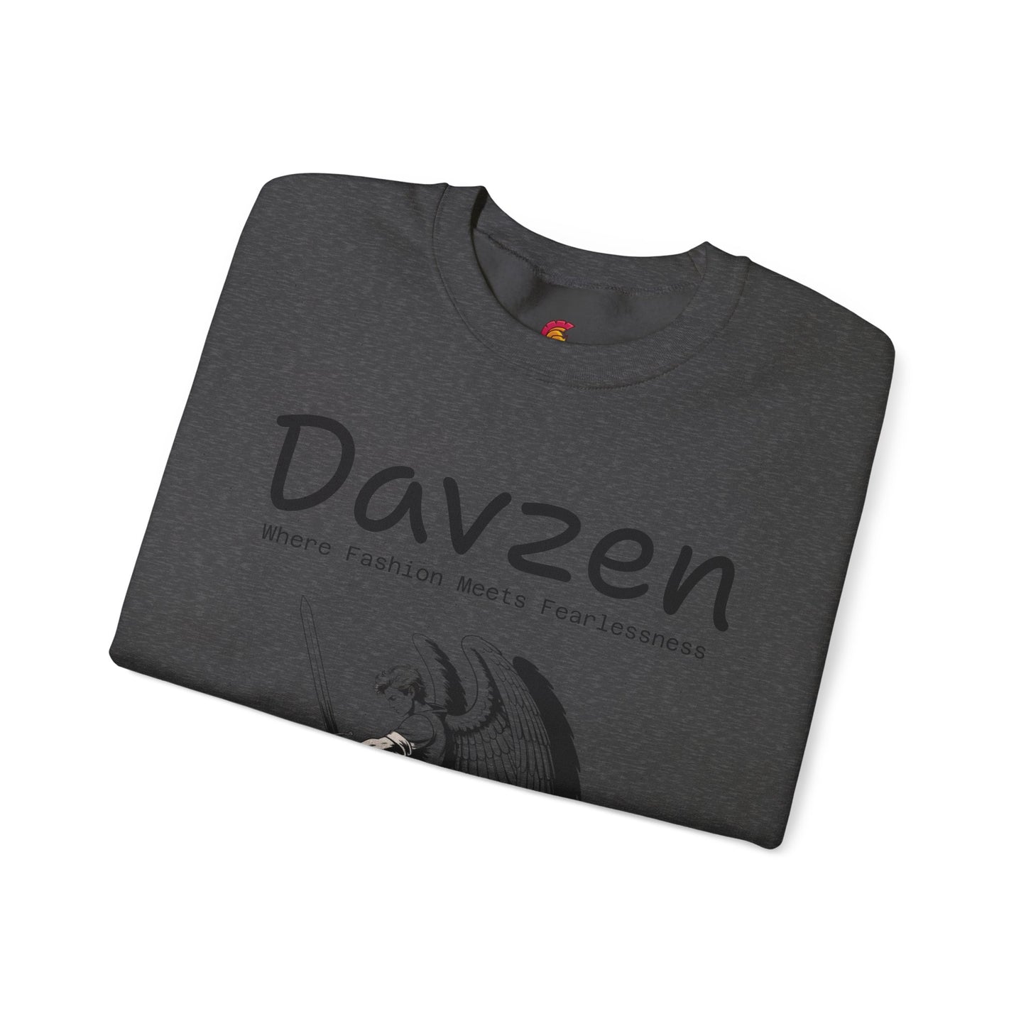 Davzen; Where Fashion Meets Fearlessness; Crewneck Sweatshirt - Unisex Heavy Blend