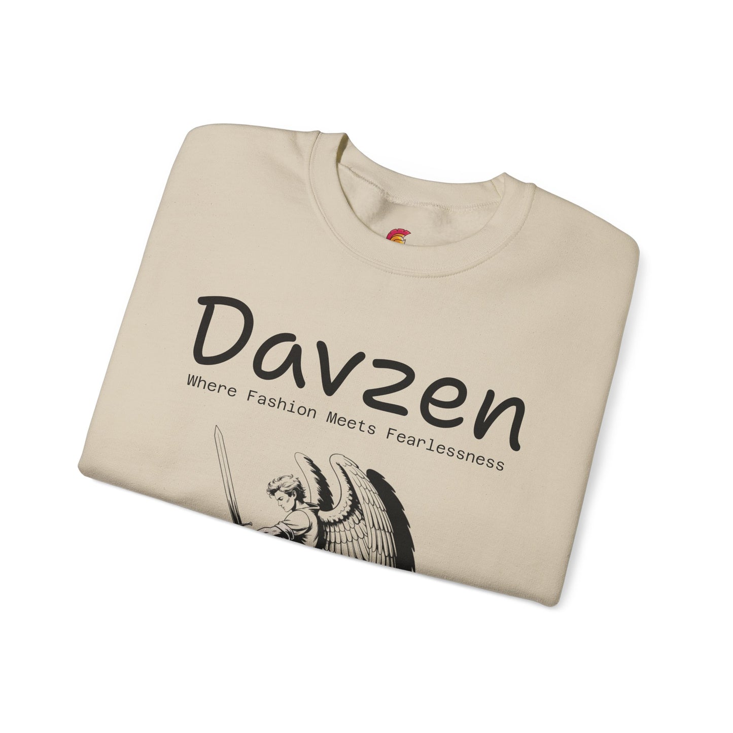 Davzen; Where Fashion Meets Fearlessness; Crewneck Sweatshirt - Unisex Heavy Blend