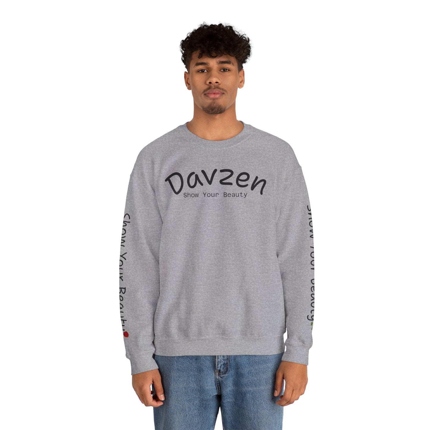 Beauty Rose Crewneck Sweatshirt