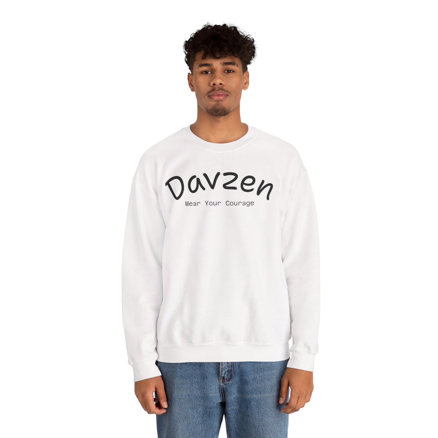 Crewneck Sweatshirt Courage Wear Davzen Unisex Heavy Blend