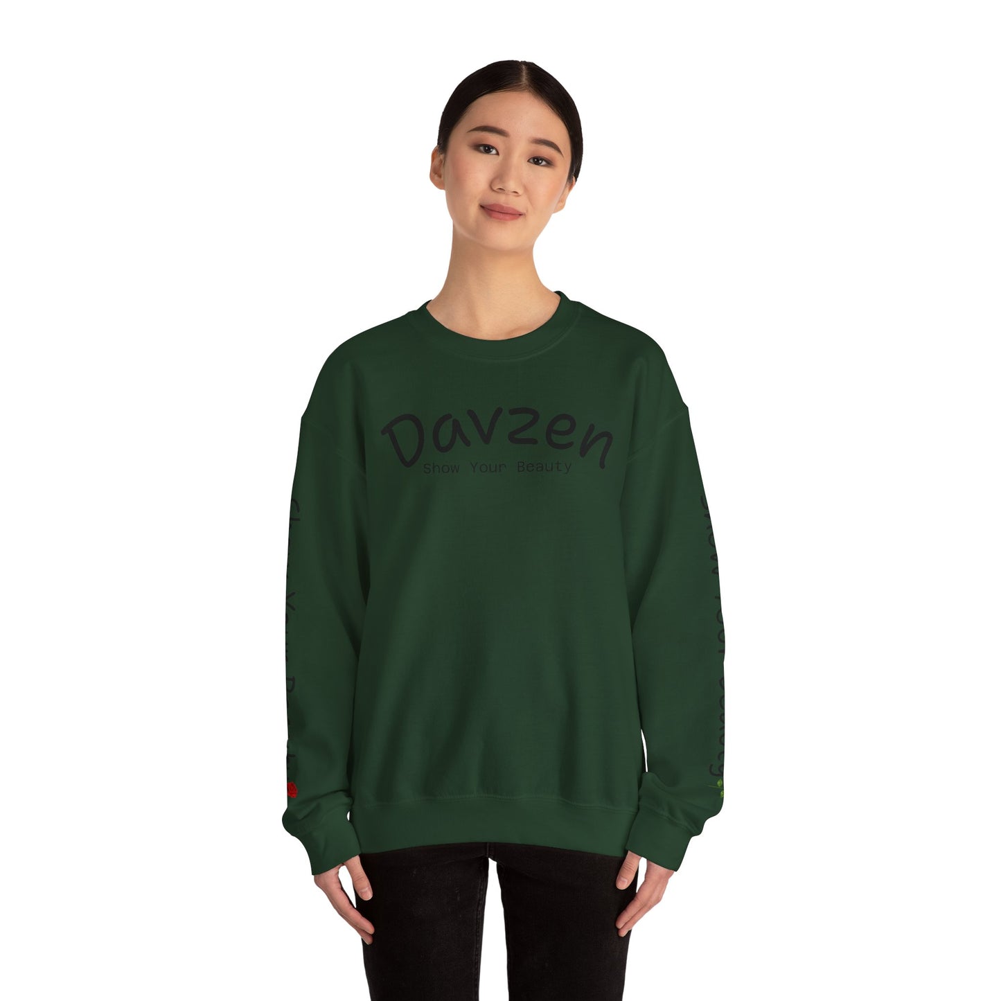 Beauty Rose Crewneck Sweatshirt