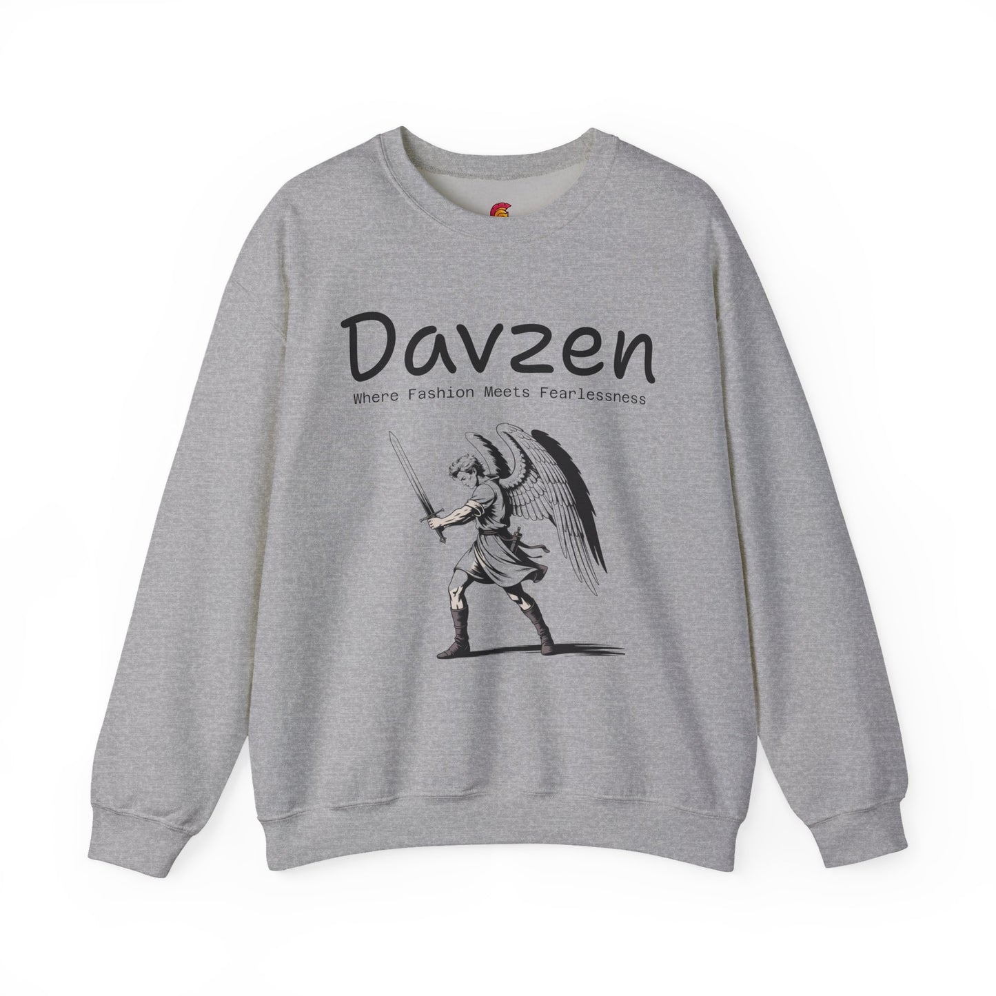 Davzen; Where Fashion Meets Fearlessness; Crewneck Sweatshirt - Unisex Heavy Blend