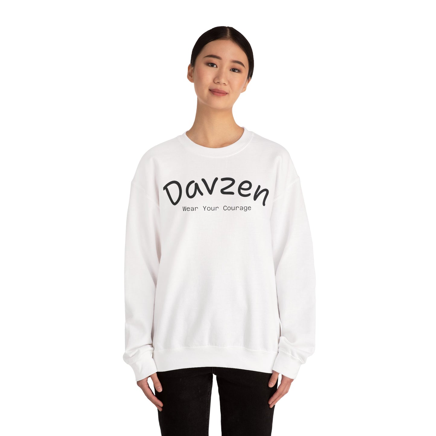 Crewneck Sweatshirt Courage Wear Davzen Unisex Heavy Blend