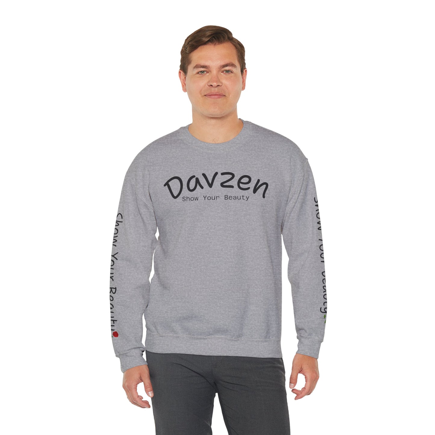 Beauty Rose Crewneck Sweatshirt