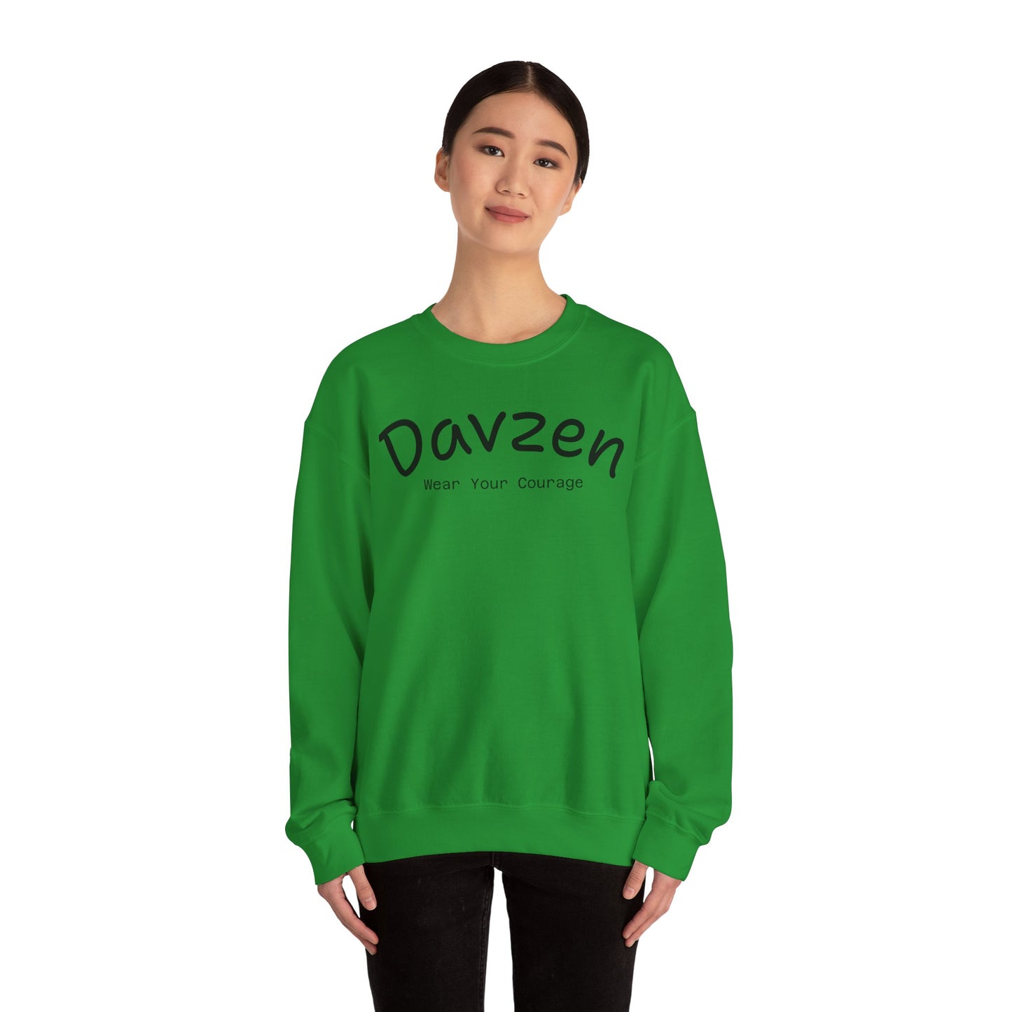 Crewneck Sweatshirt Courage Wear Davzen Unisex Heavy Blend