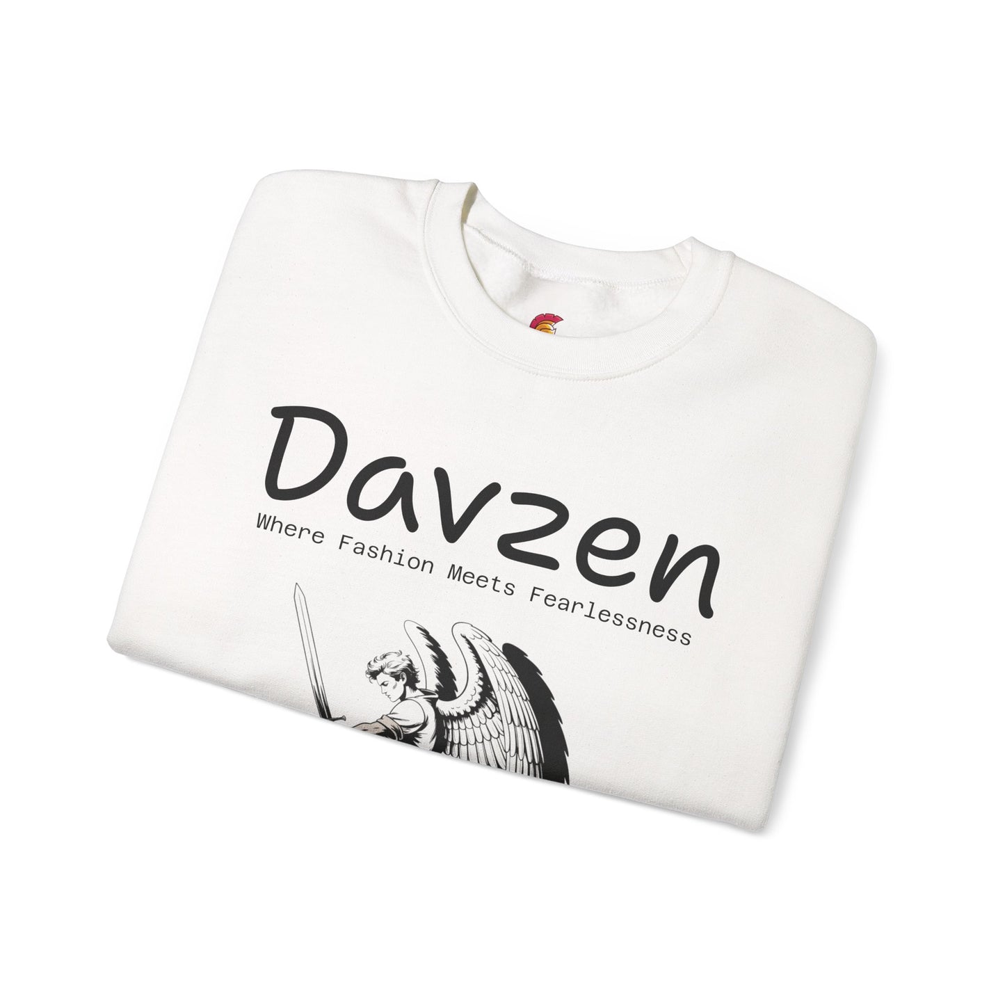 Davzen; Where Fashion Meets Fearlessness; Crewneck Sweatshirt - Unisex Heavy Blend