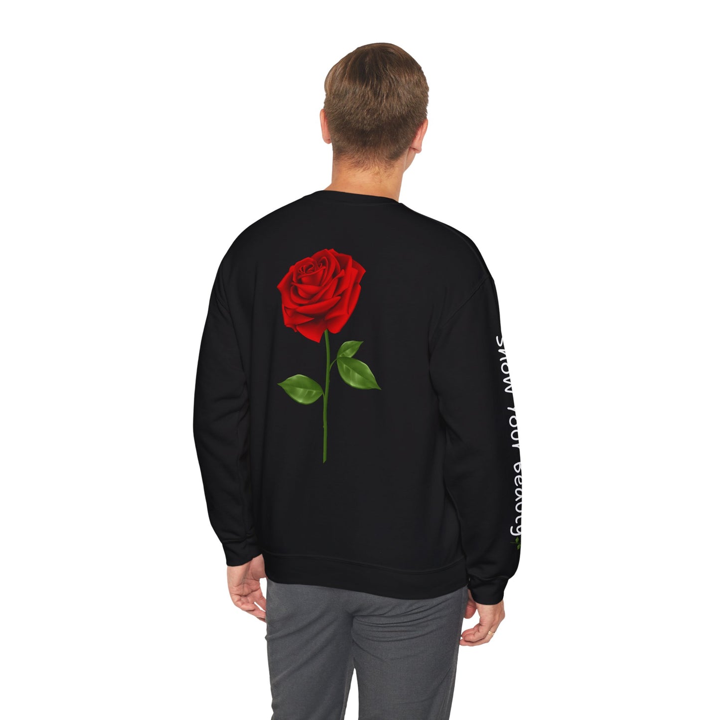 Beauty Rose Crewneck Sweatshirt