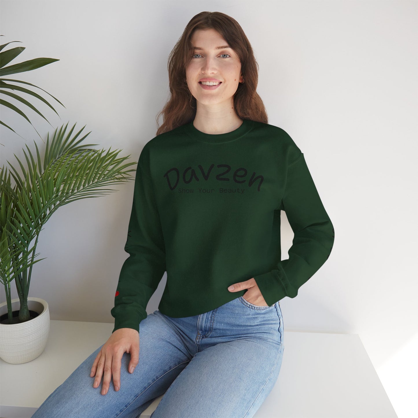 Beauty Rose Crewneck Sweatshirt