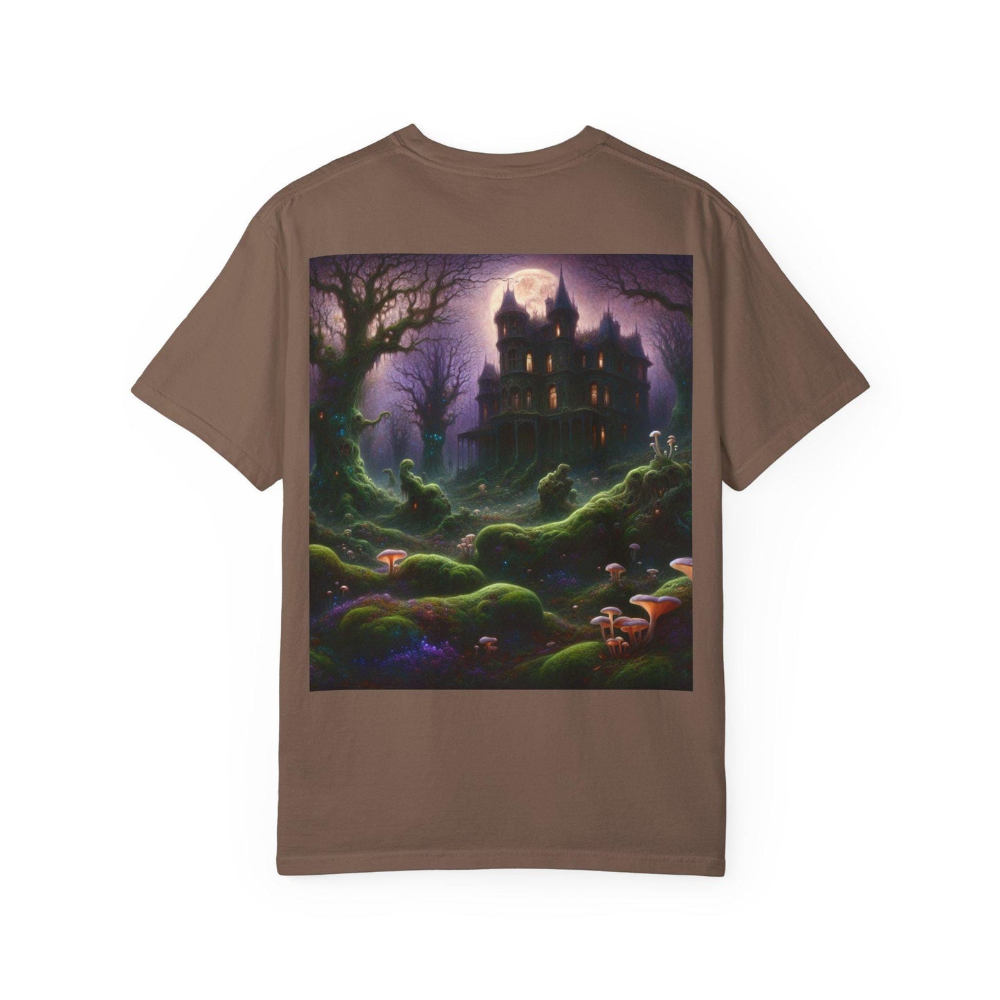 Mystical Unisex Garment-Dyed T-Shirt | Where Beauty Sleeps in Shadows, Gothic Tee, Casual Wear, Perfect for Halloween, Gift for Art [...]