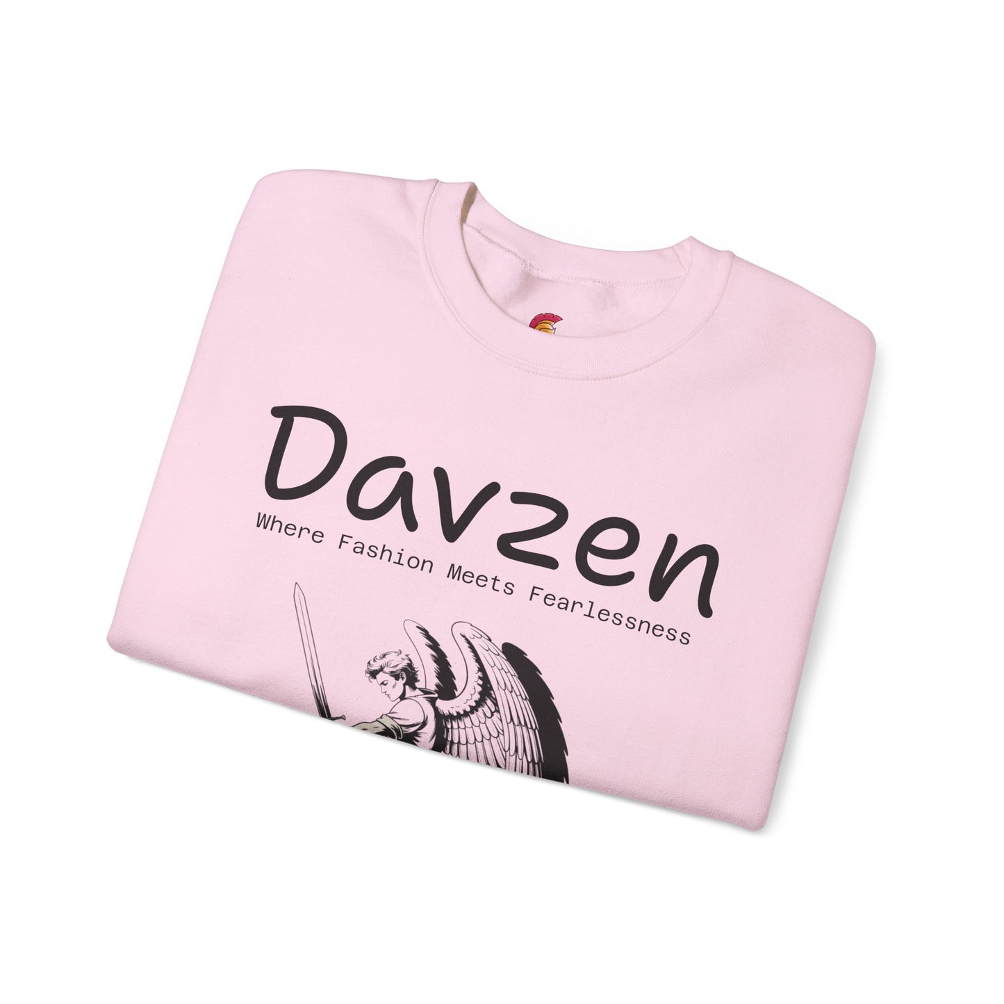Davzen; Where Fashion Meets Fearlessness; Crewneck Sweatshirt - Unisex Heavy Blend