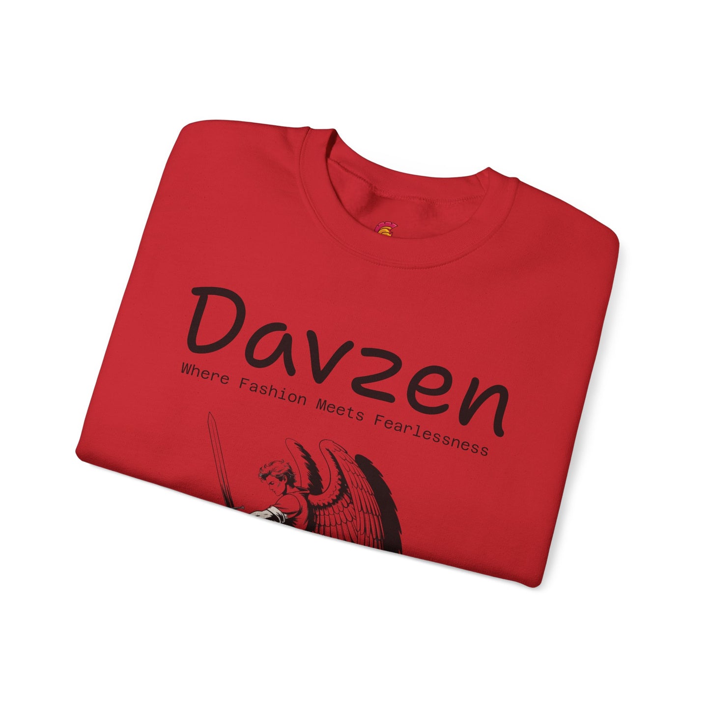 Davzen; Where Fashion Meets Fearlessness; Crewneck Sweatshirt - Unisex Heavy Blend
