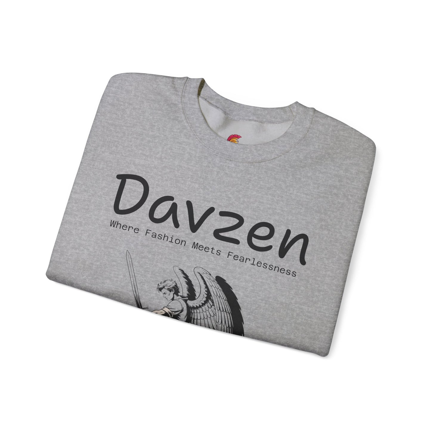 Davzen; Where Fashion Meets Fearlessness; Crewneck Sweatshirt - Unisex Heavy Blend