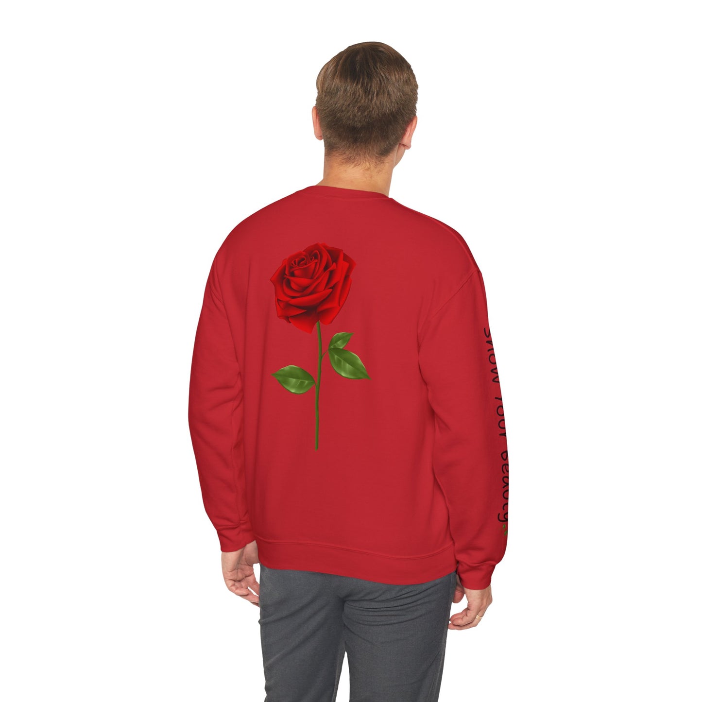 Beauty Rose Crewneck Sweatshirt