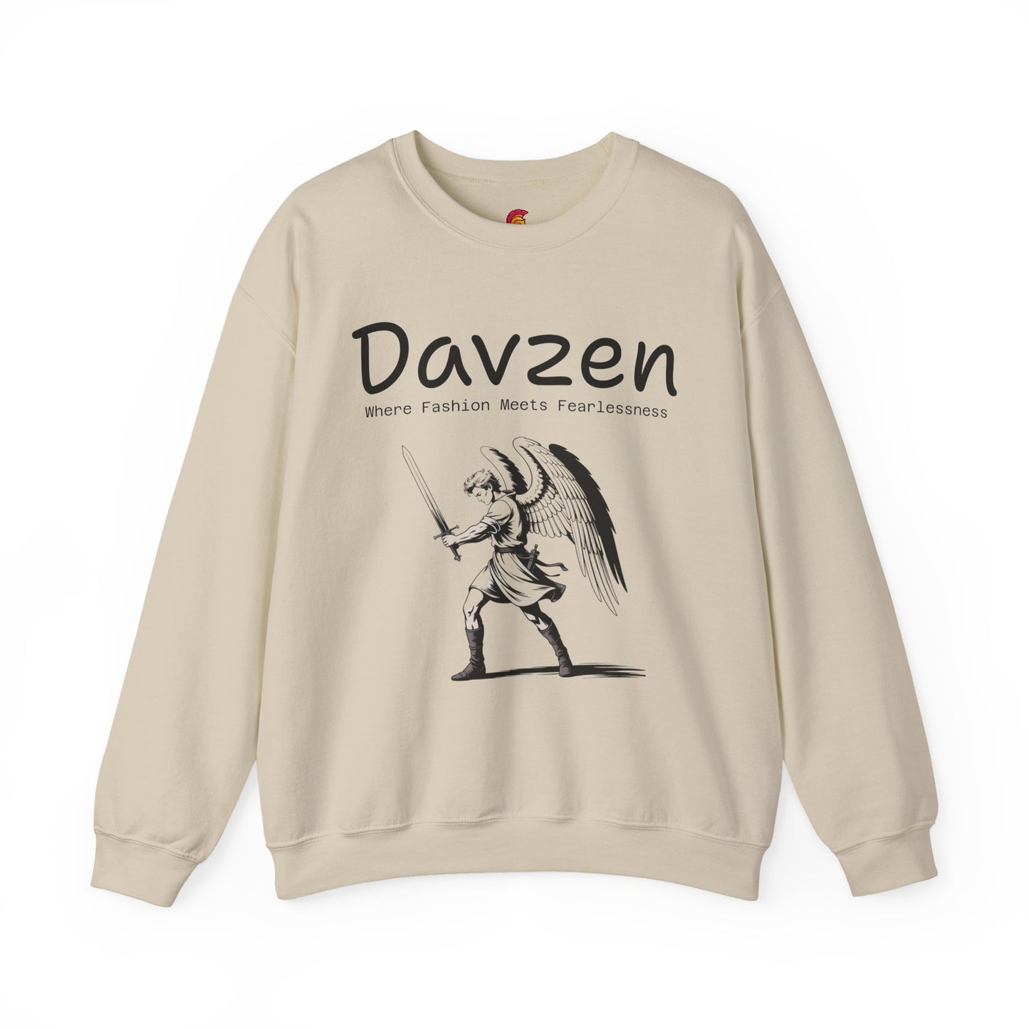 Davzen; Where Fashion Meets Fearlessness; Crewneck Sweatshirt - Unisex Heavy Blend