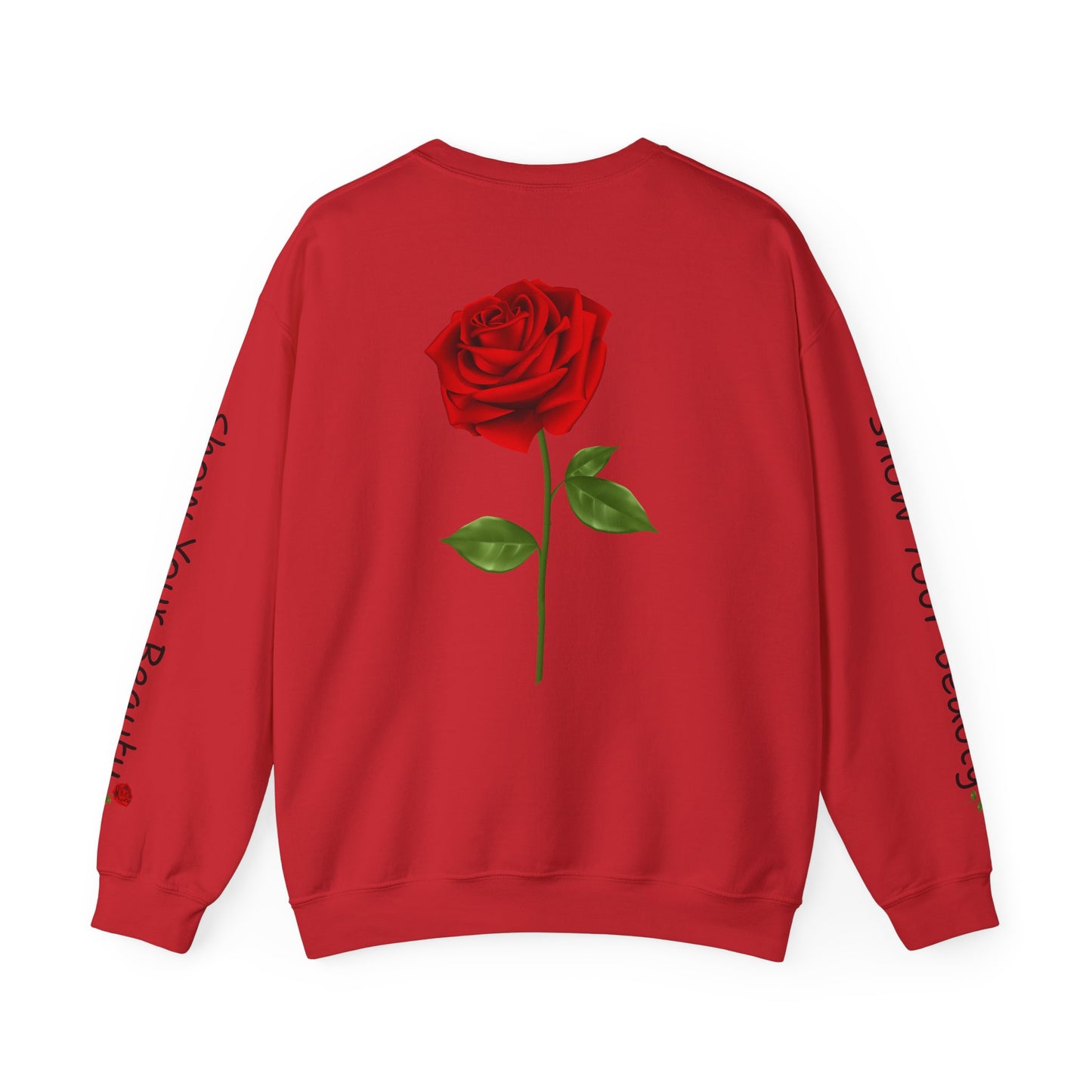 Beauty Rose Crewneck Sweatshirt