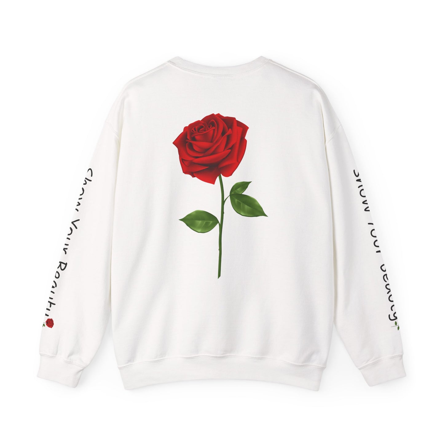 Beauty Rose Crewneck Sweatshirt