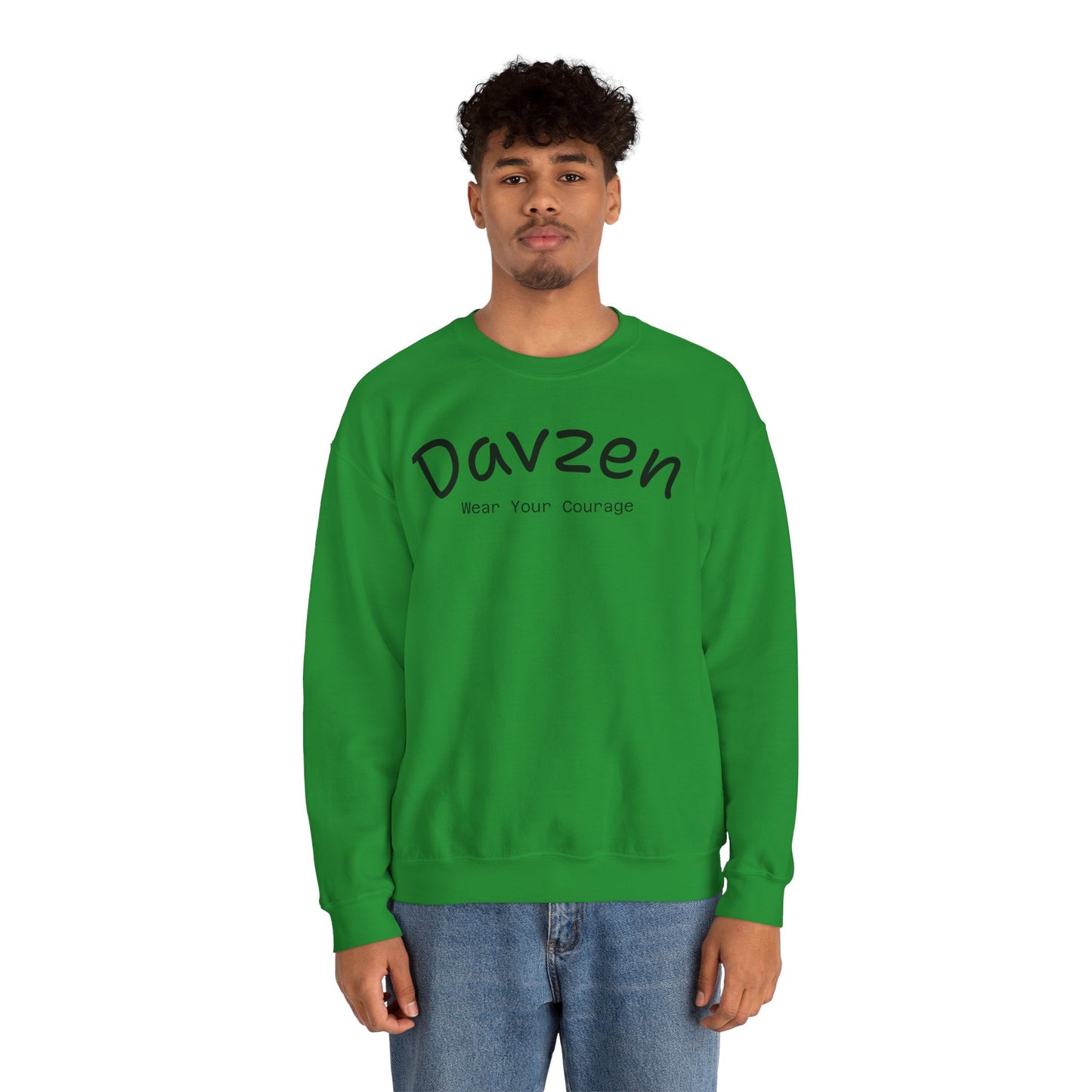Crewneck Sweatshirt Courage Wear Davzen Unisex Heavy Blend