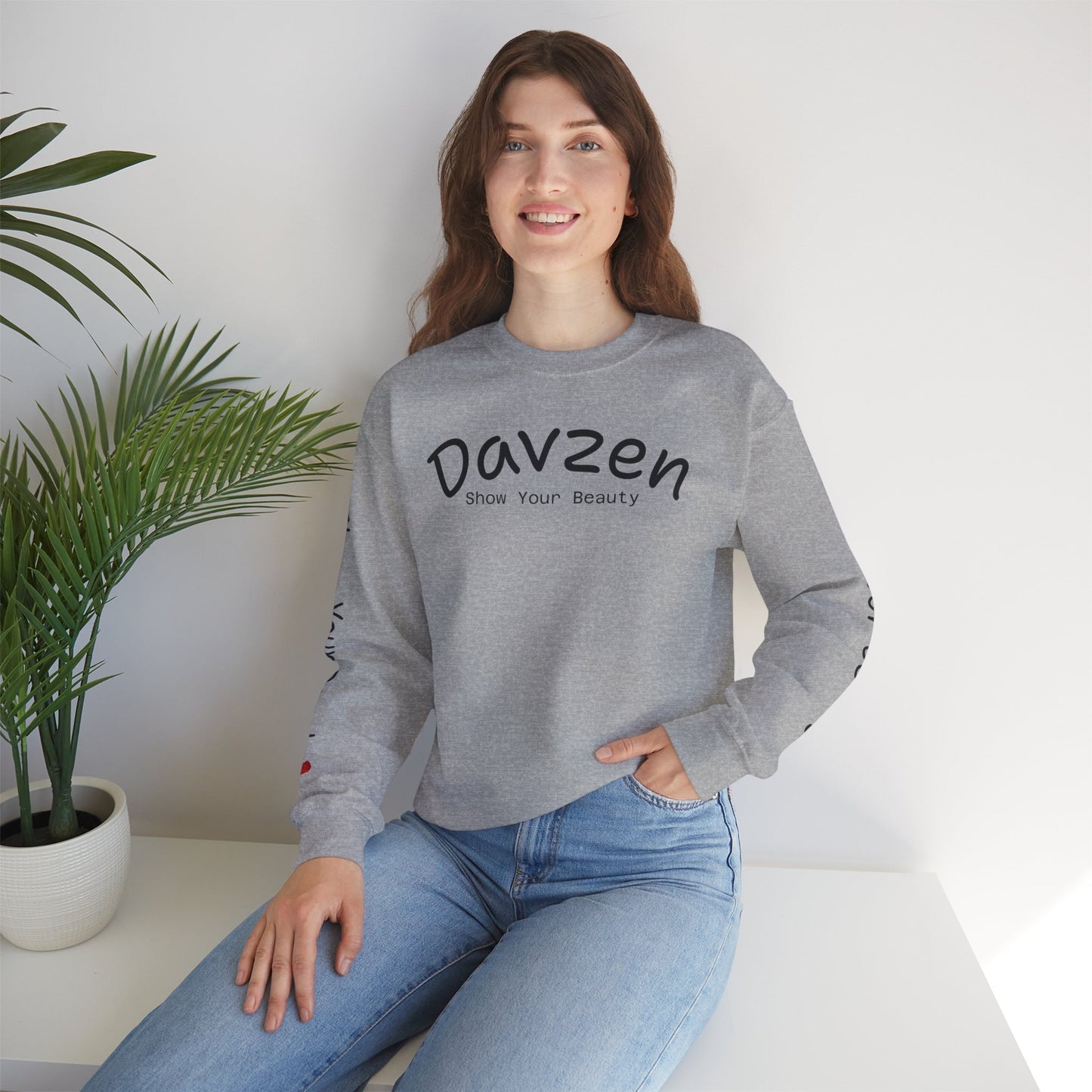 Beauty Rose Crewneck Sweatshirt