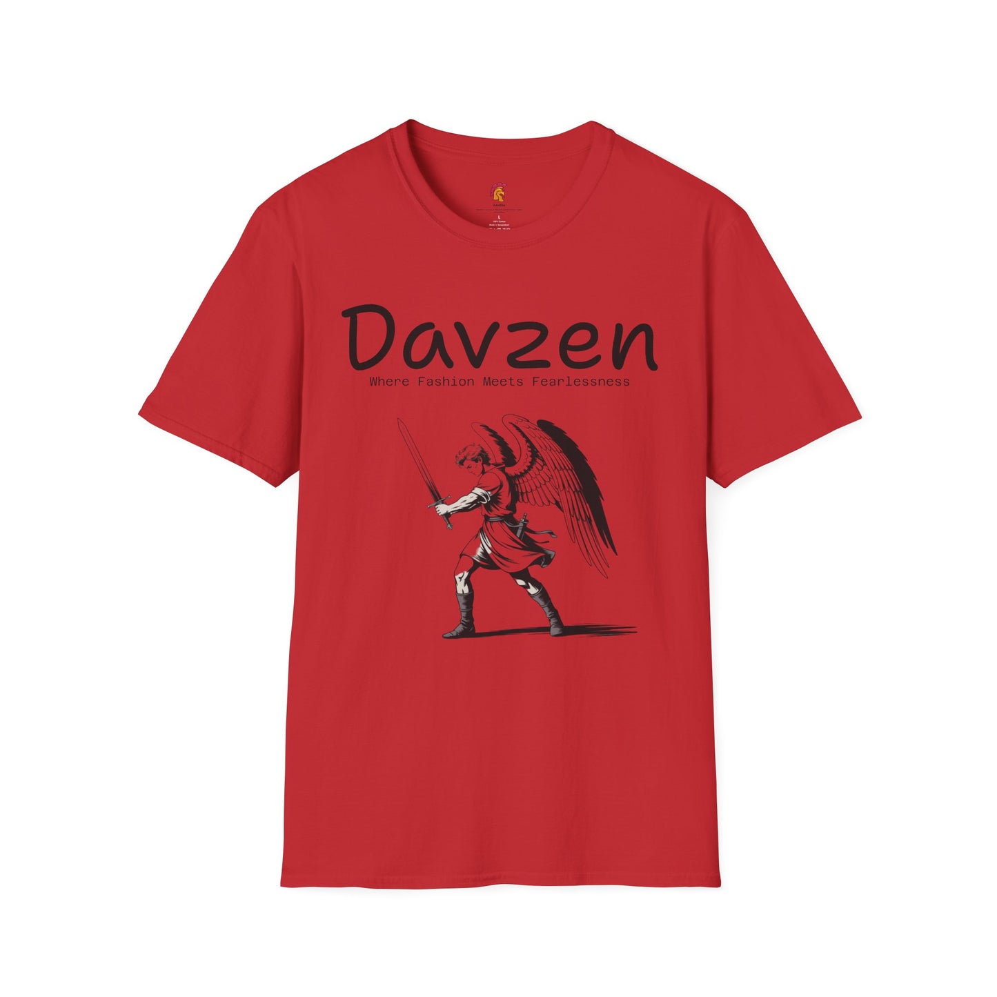 Angel Sword Unisex T-Shirt with Davzen Slogan