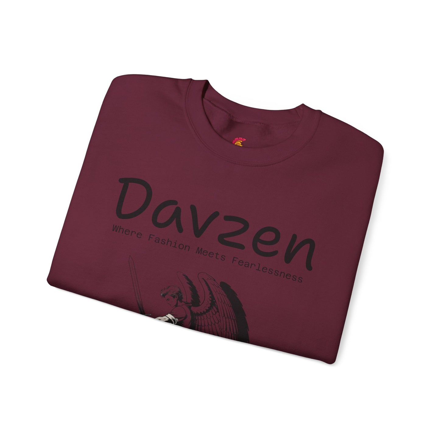 Davzen; Where Fashion Meets Fearlessness; Crewneck Sweatshirt - Unisex Heavy Blend
