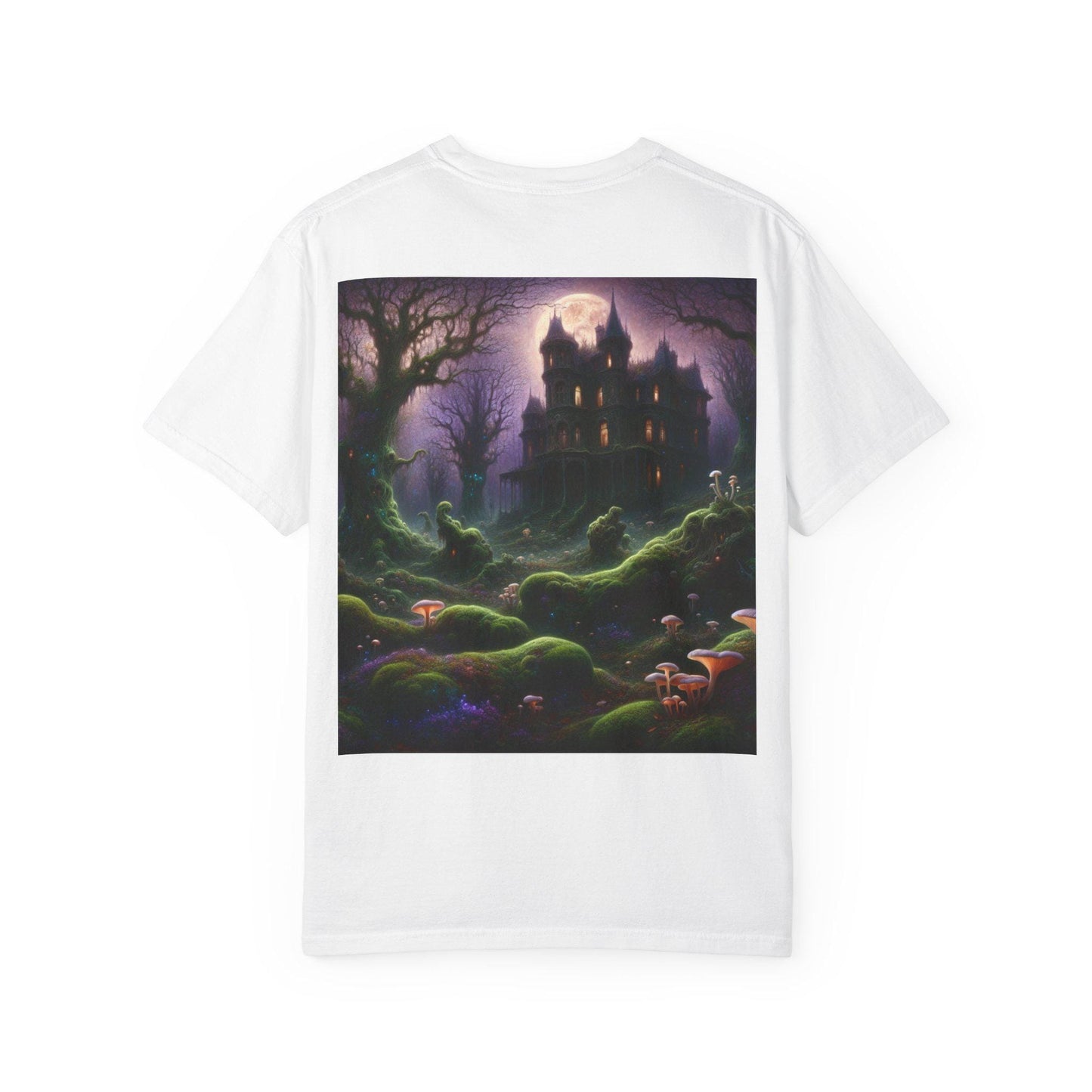 Mystical Unisex Garment-Dyed T-Shirt | Where Beauty Sleeps in Shadows, Gothic Tee, Casual Wear, Perfect for Halloween, Gift for Art [...]