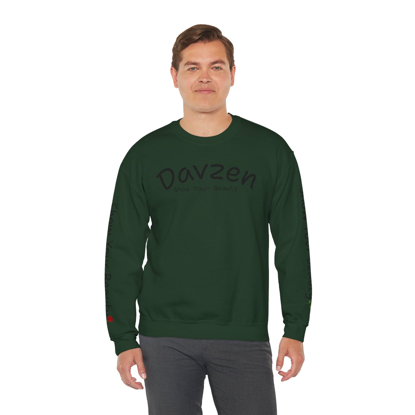 Beauty Rose Crewneck Sweatshirt