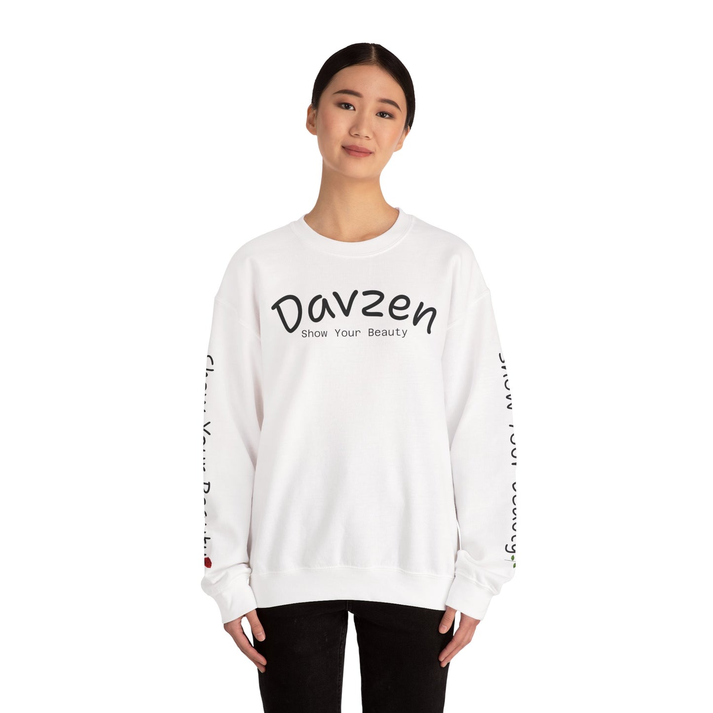 Beauty Rose Crewneck Sweatshirt