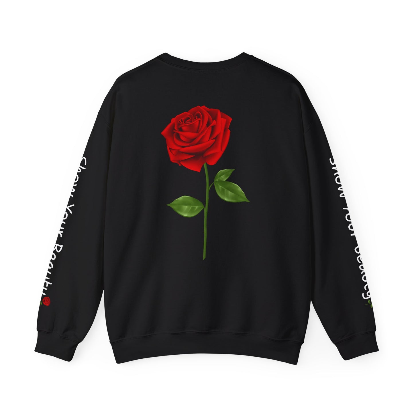 Beauty Rose Crewneck Sweatshirt