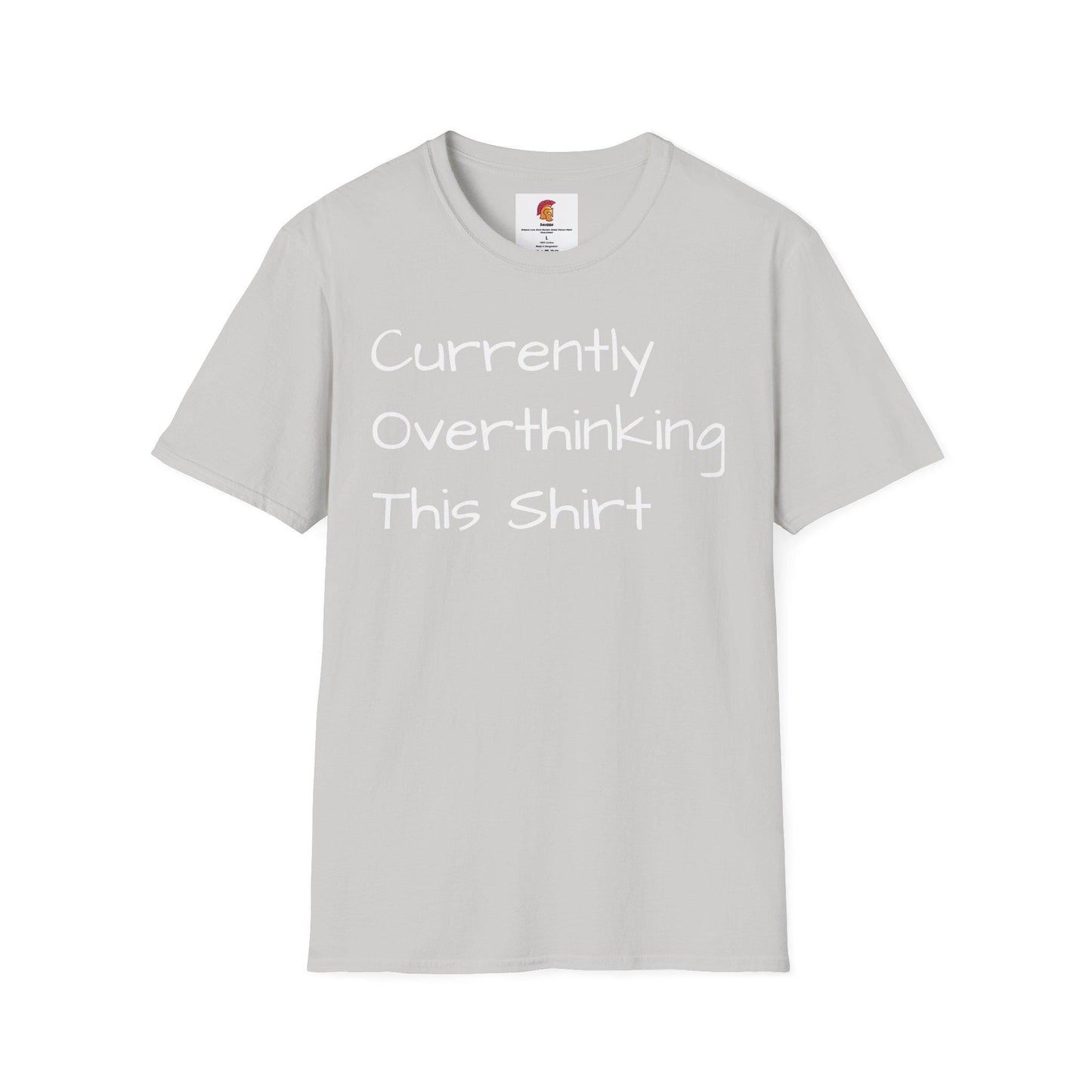 Funny Overthinking T-Shirt for Anxiety Relief, Gift for Friends, Unisex Humor Tee, Casual Outfit, Everyday Wear